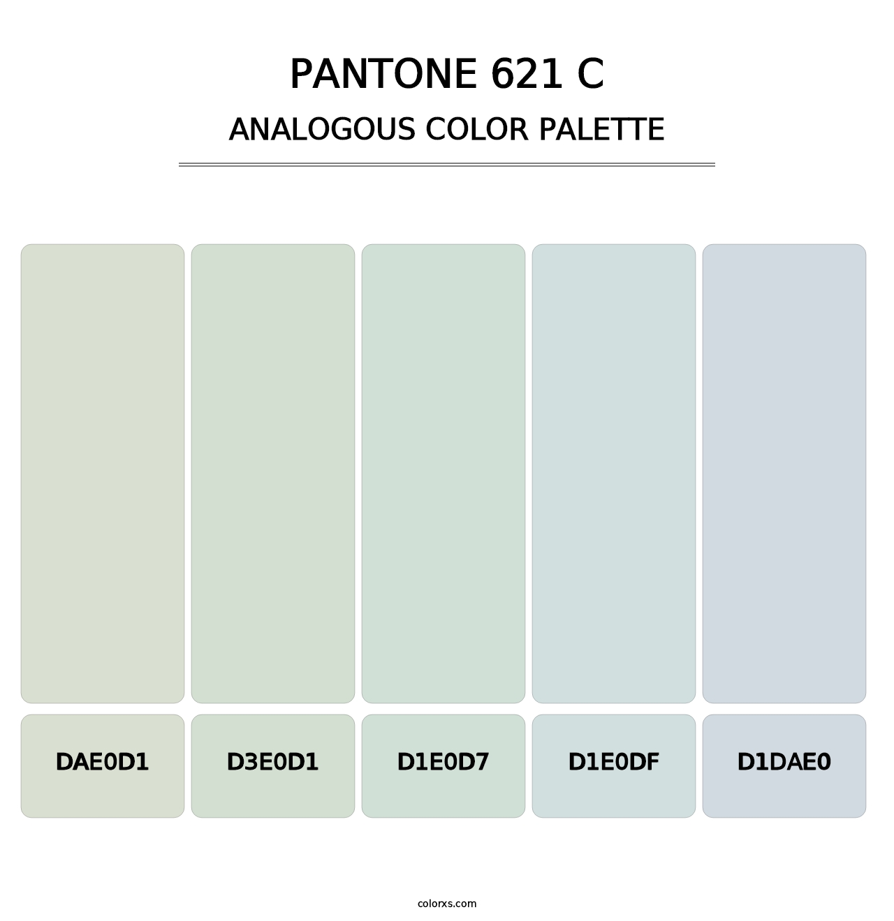 PANTONE 621 C - Analogous Color Palette