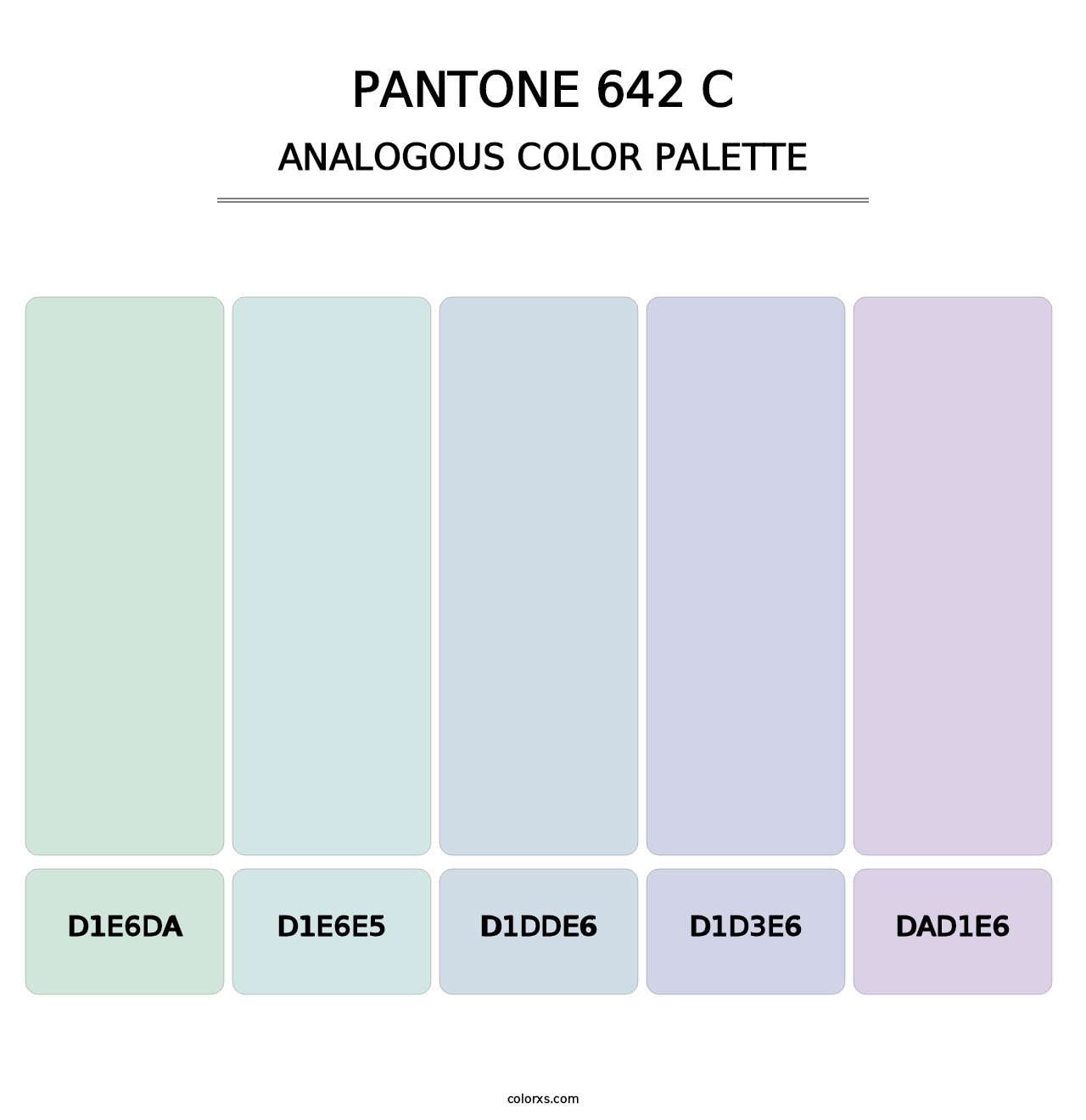 PANTONE 642 C - Analogous Color Palette