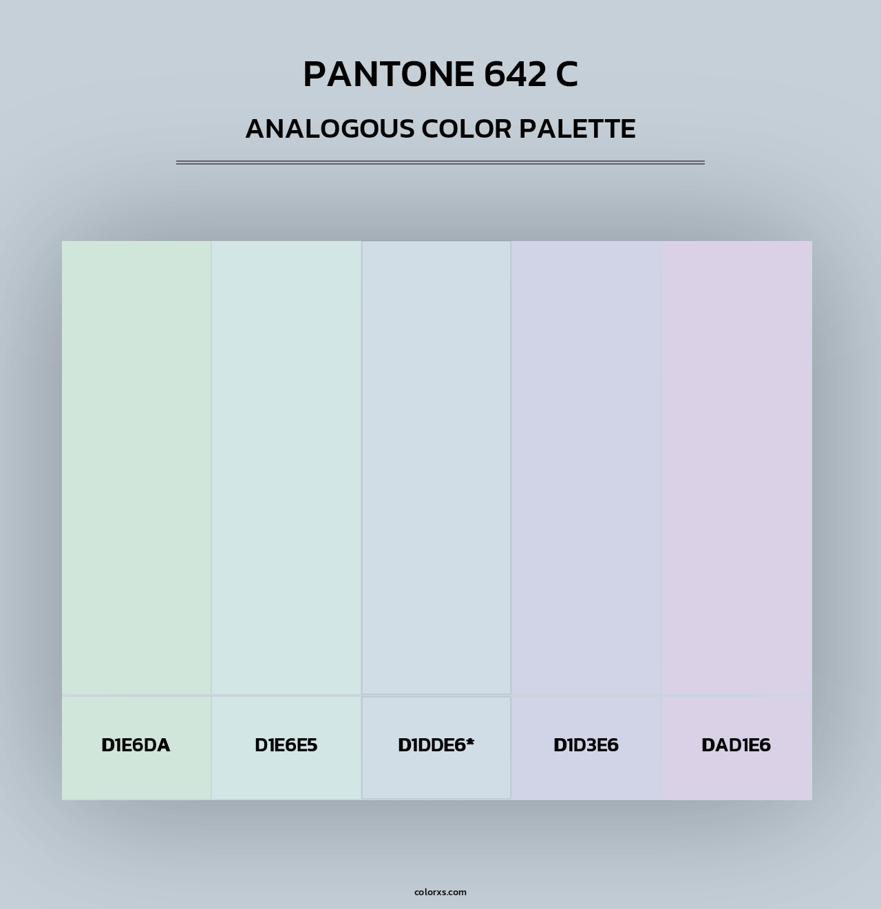 PANTONE 642 C - Analogous Color Palette