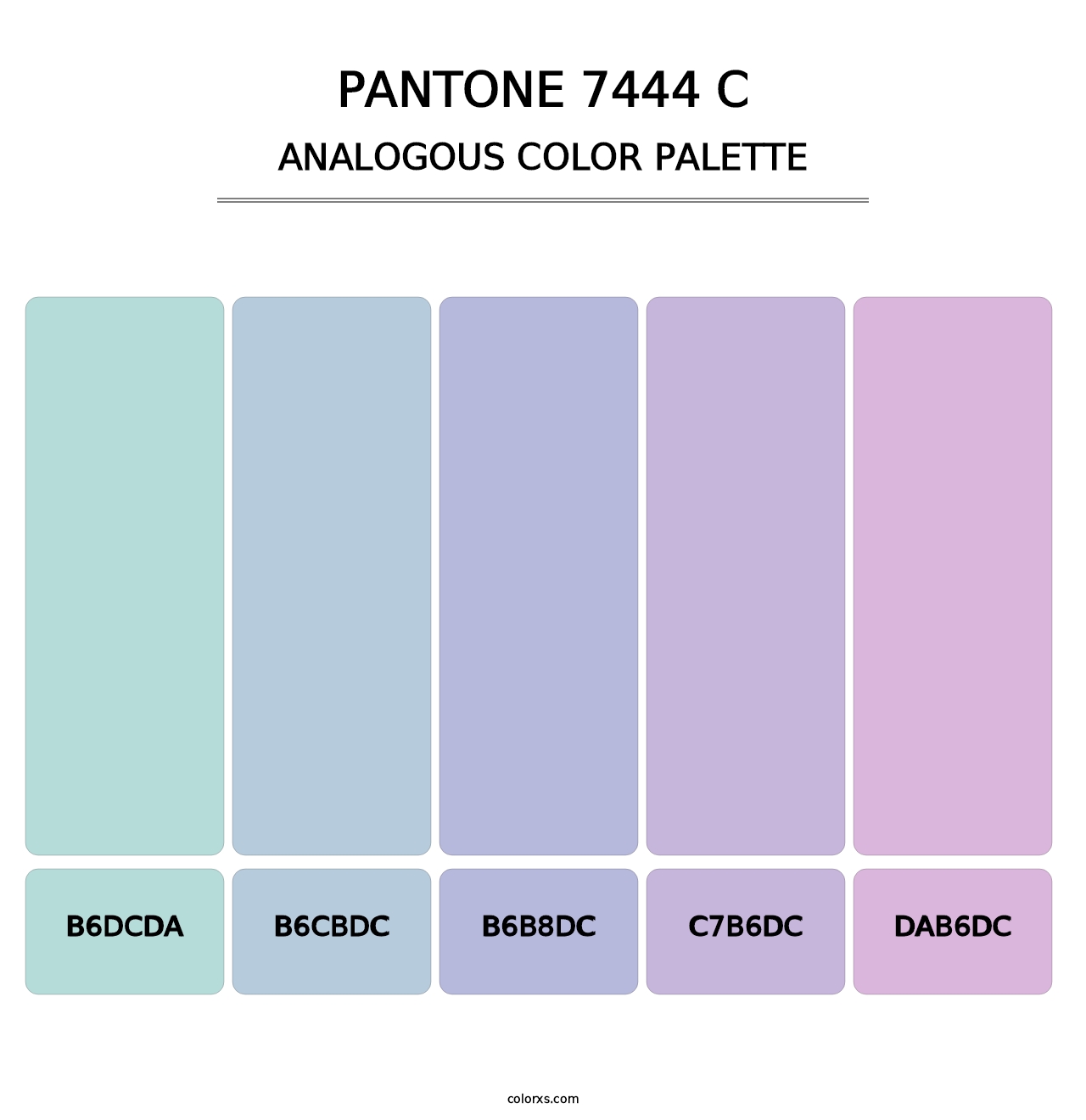 PANTONE 7444 C - Analogous Color Palette