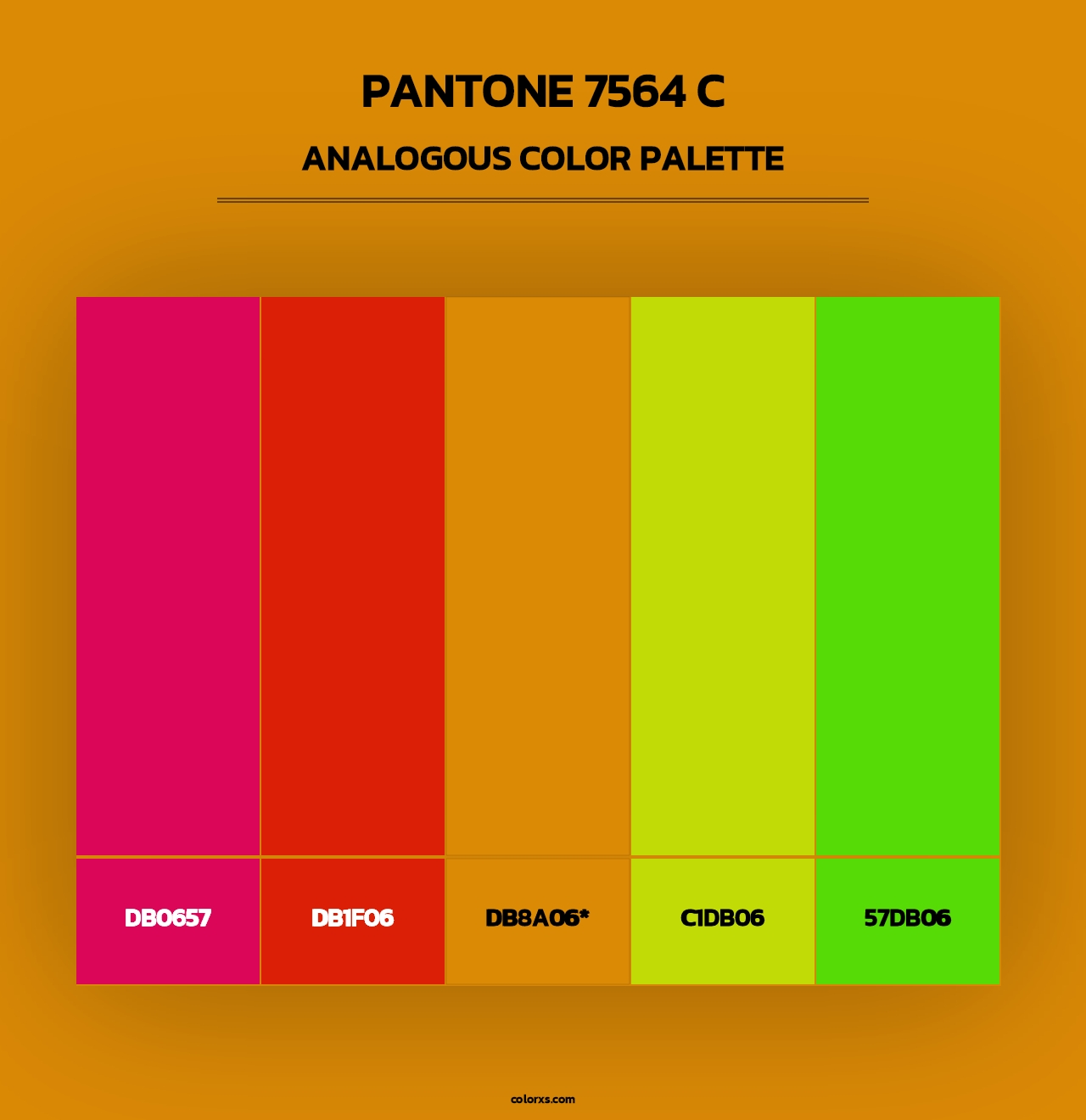 PANTONE 7564 C - Analogous Color Palette