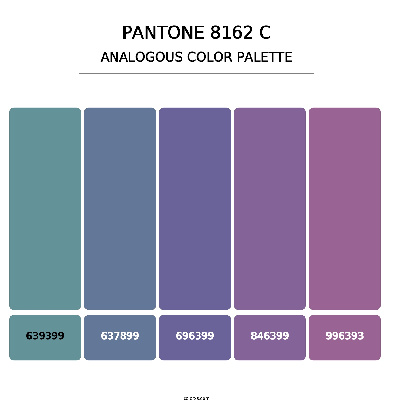 PANTONE 8162 C - Analogous Color Palette