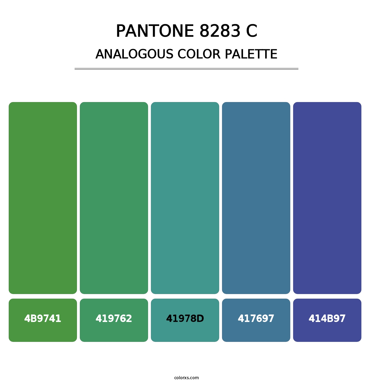 PANTONE 8283 C - Analogous Color Palette