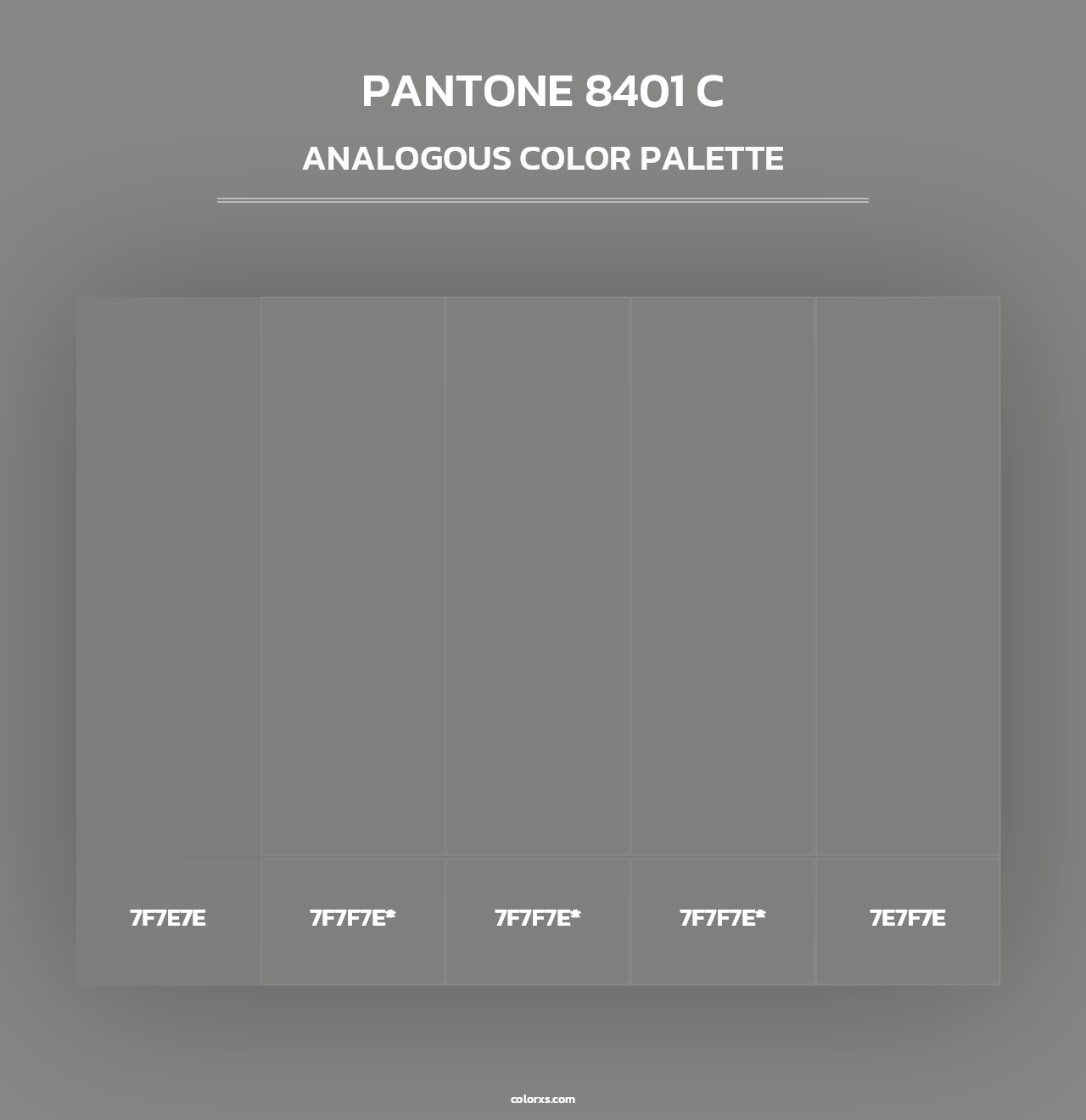 PANTONE 8401 C - Analogous Color Palette