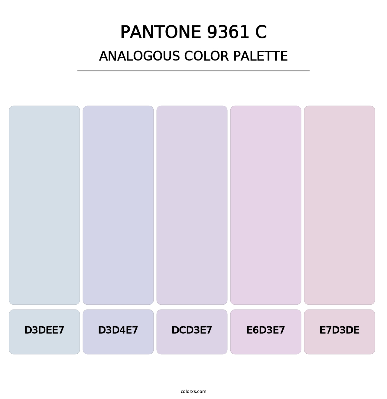 PANTONE 9361 C - Analogous Color Palette