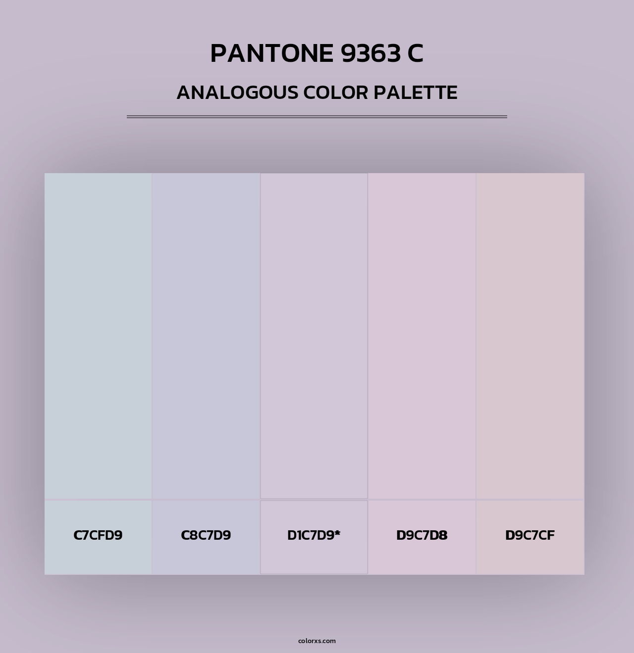 PANTONE 9363 C - Analogous Color Palette