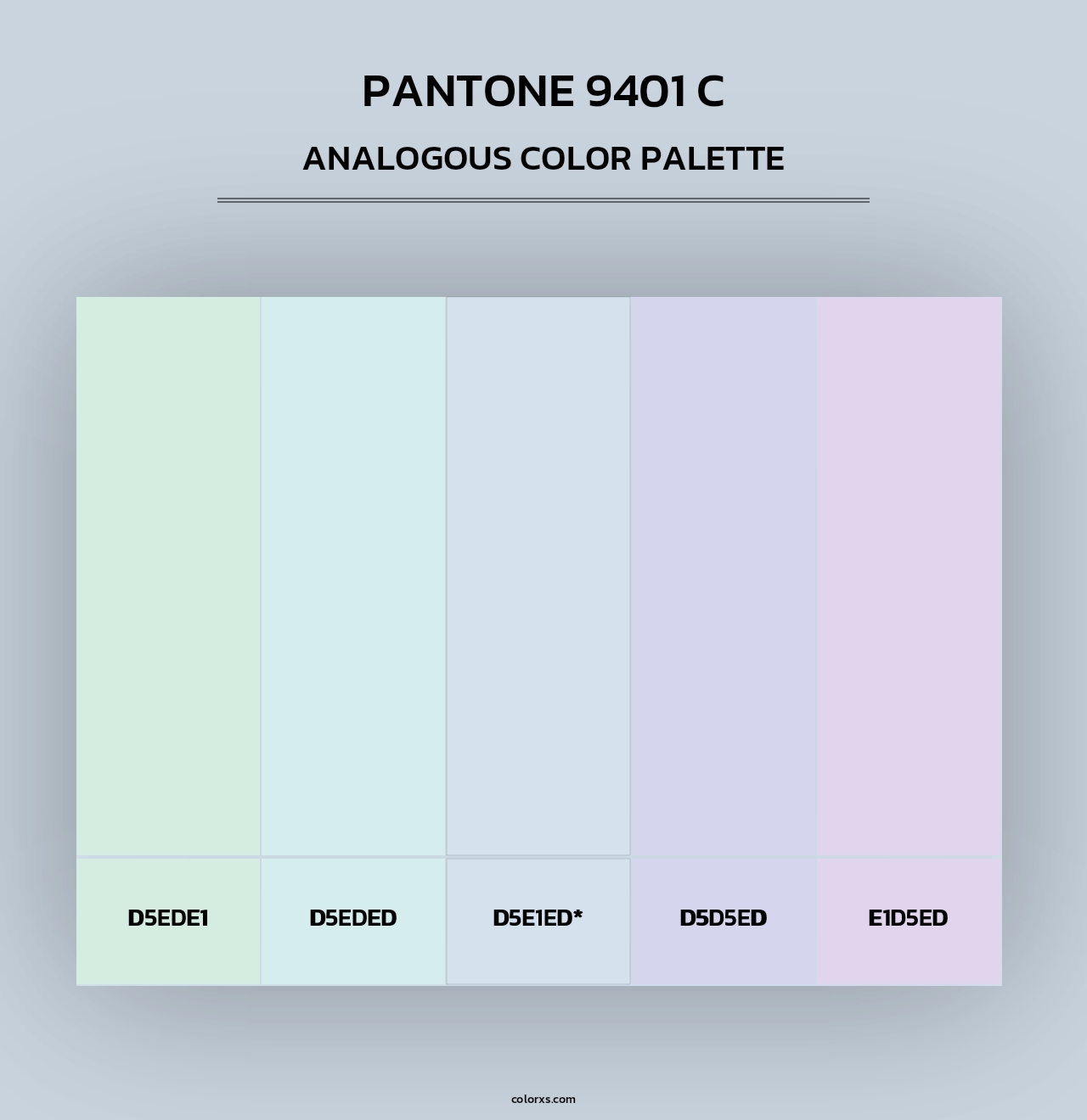 PANTONE 9401 C - Analogous Color Palette