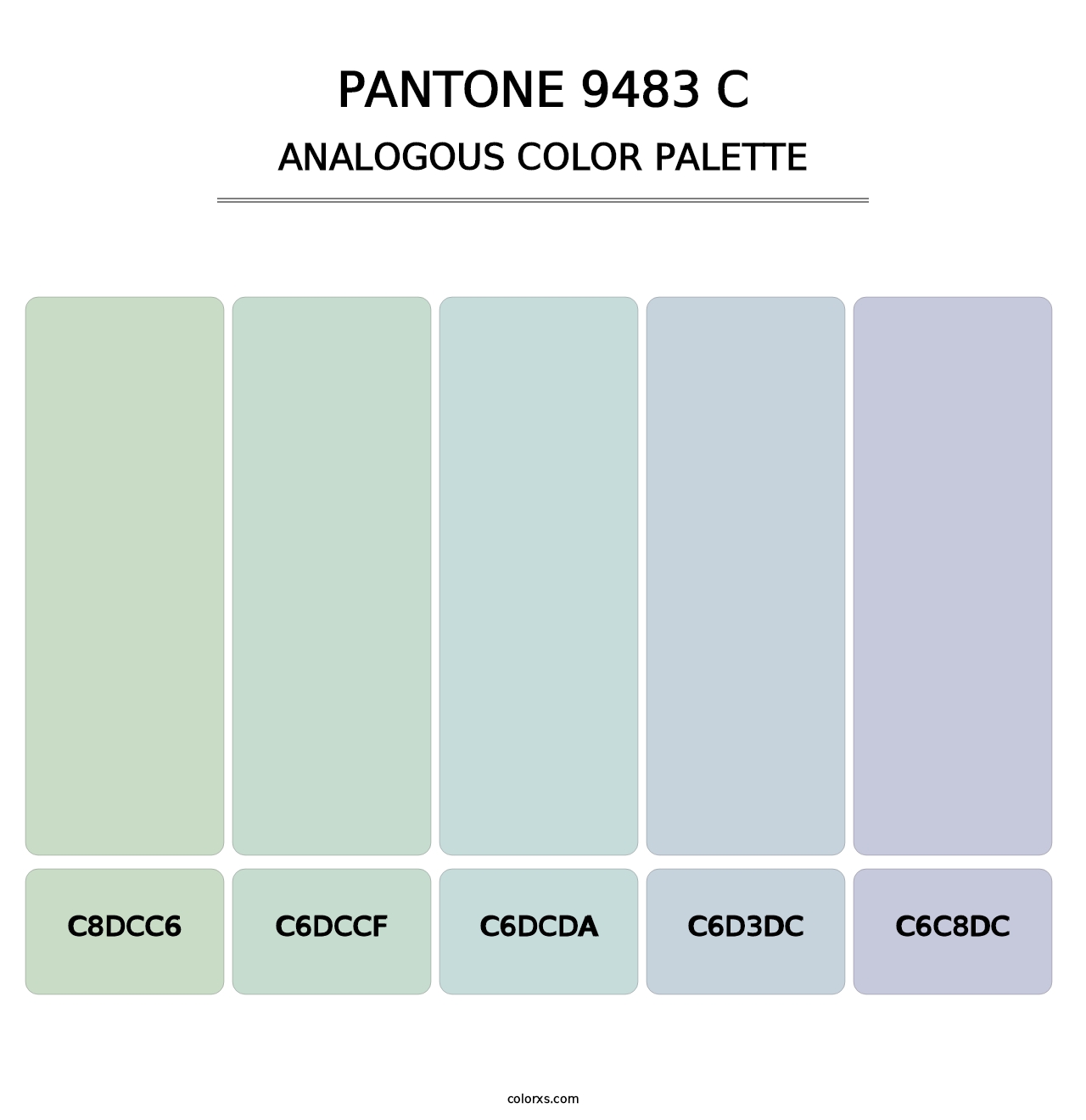 PANTONE 9483 C - Analogous Color Palette