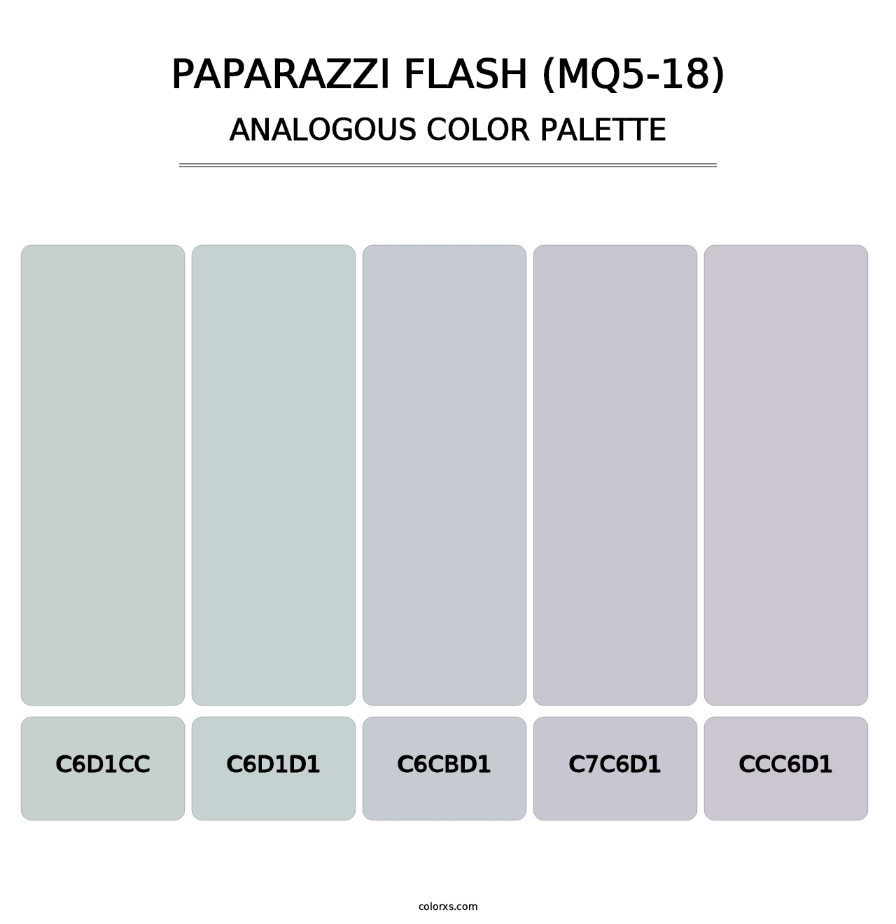 Paparazzi Flash (MQ5-18) - Analogous Color Palette