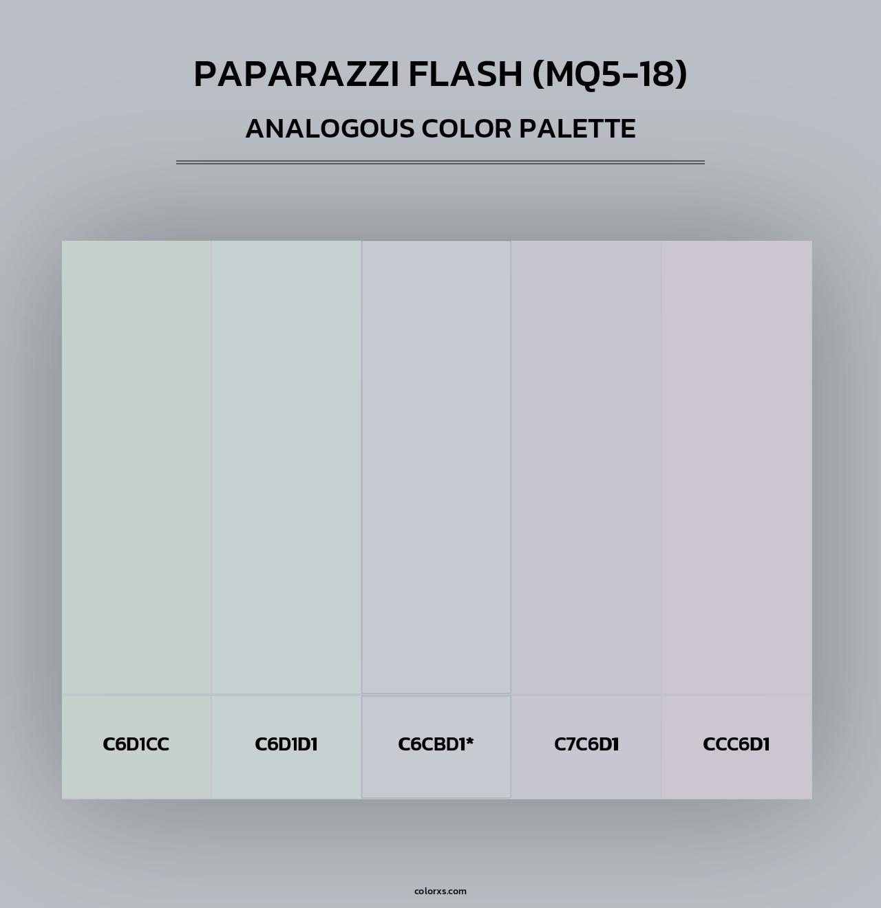 Paparazzi Flash (MQ5-18) - Analogous Color Palette