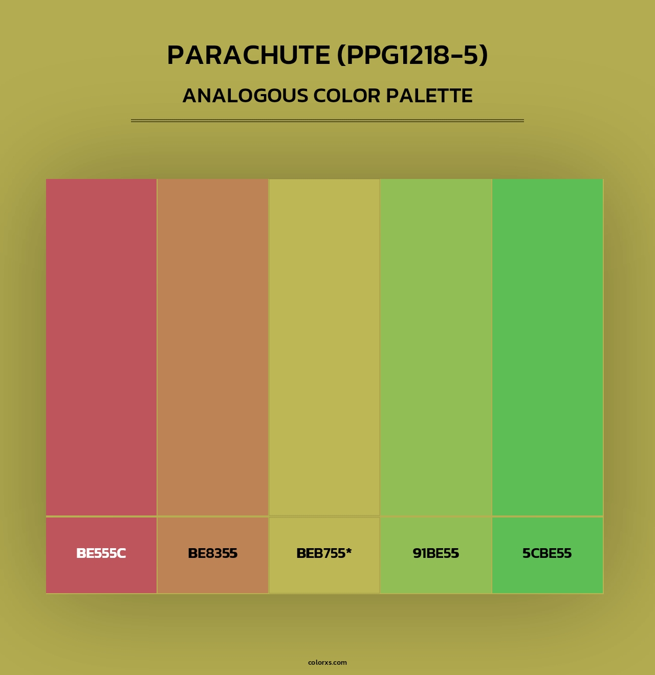 Parachute (PPG1218-5) - Analogous Color Palette