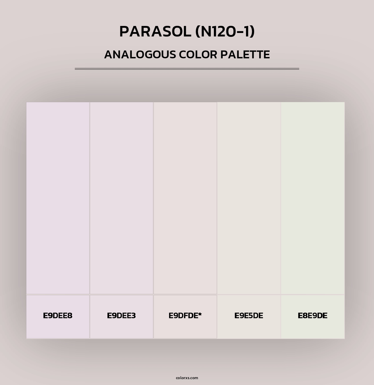 Parasol (N120-1) - Analogous Color Palette