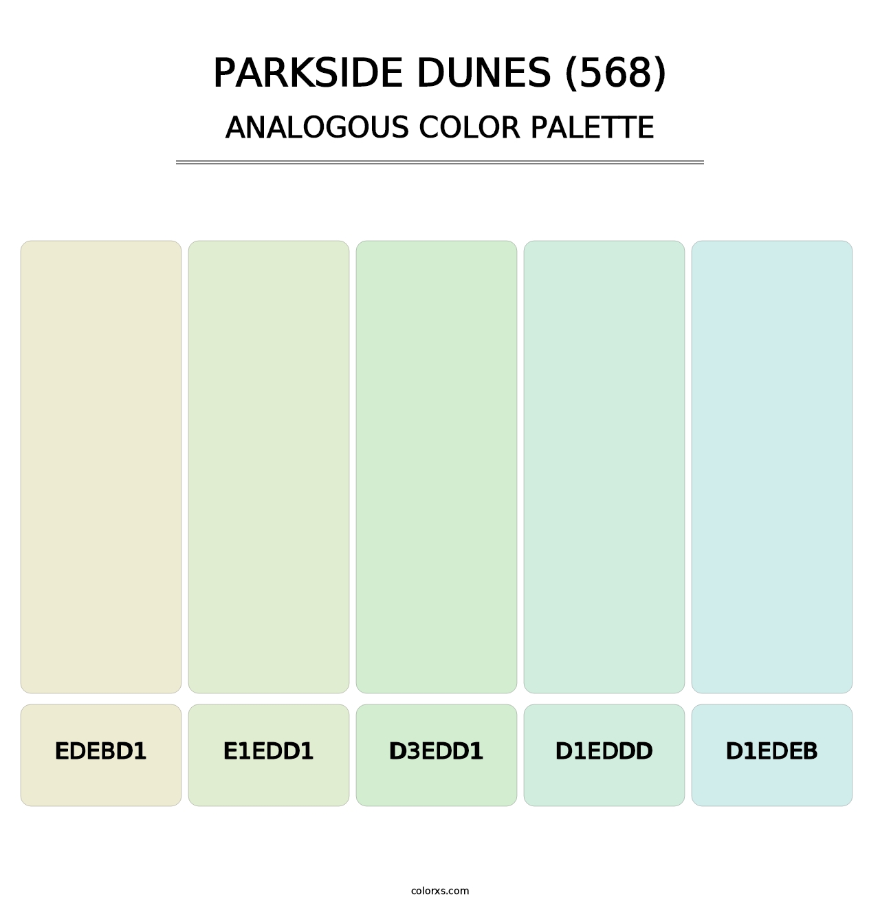 Parkside Dunes (568) - Analogous Color Palette