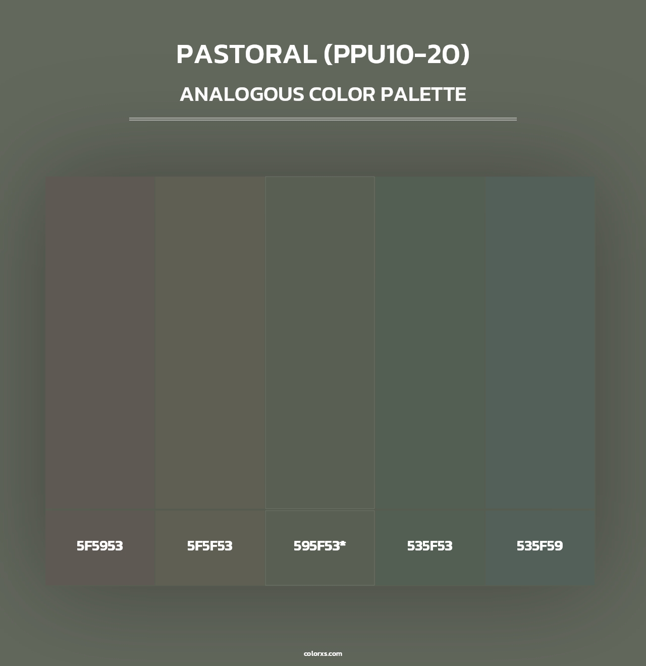 Pastoral (PPU10-20) - Analogous Color Palette