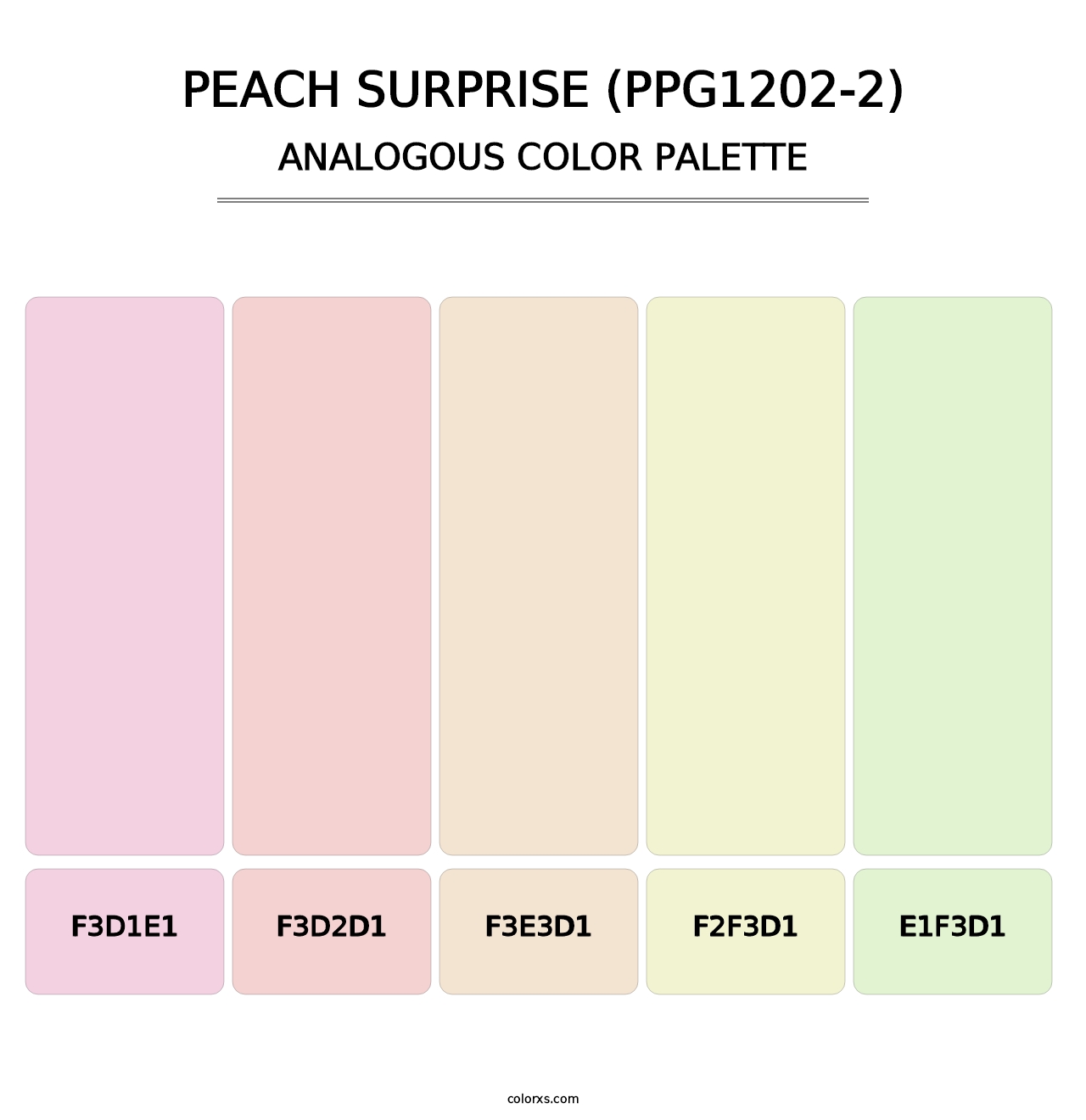 Peach Surprise (PPG1202-2) - Analogous Color Palette
