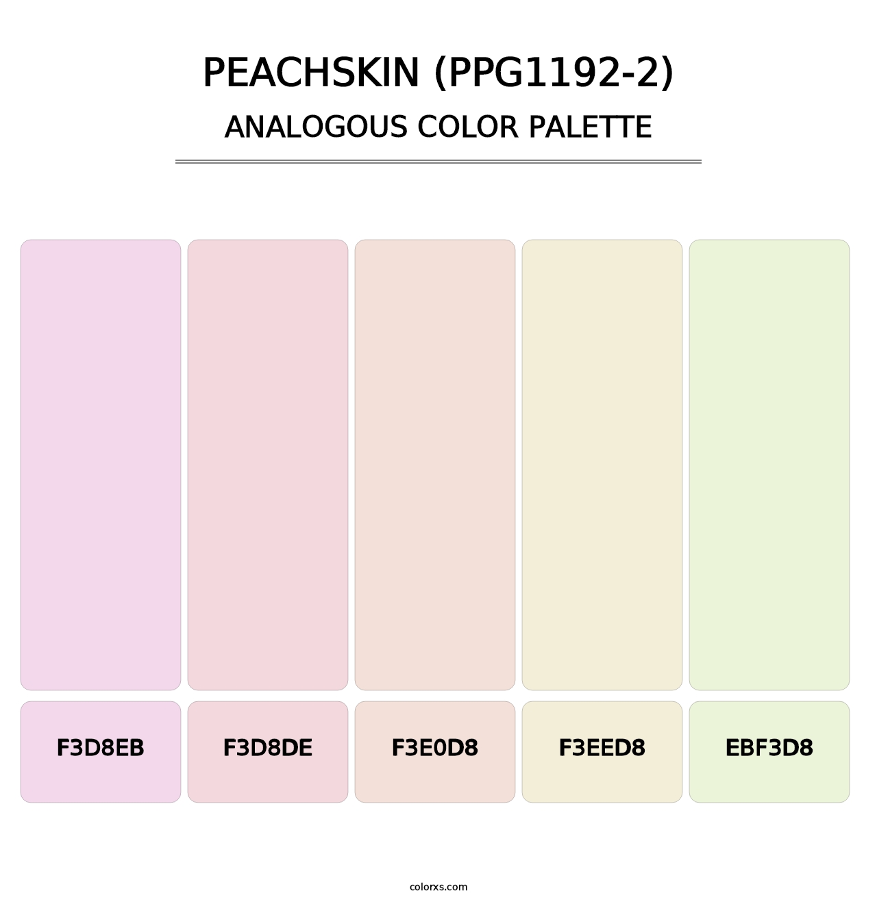 Peachskin (PPG1192-2) - Analogous Color Palette