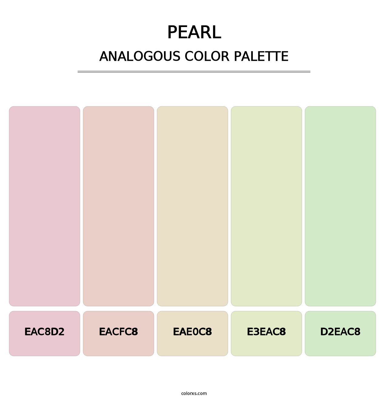 Pearl - Analogous Color Palette