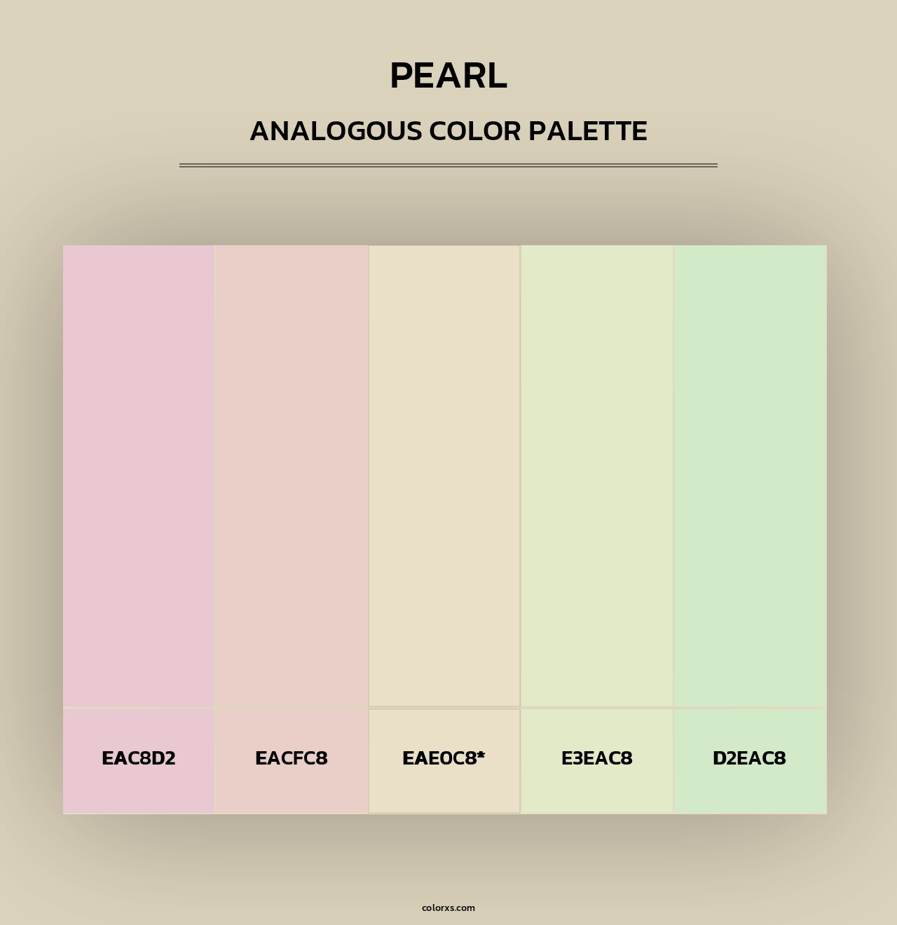 Pearl - Analogous Color Palette