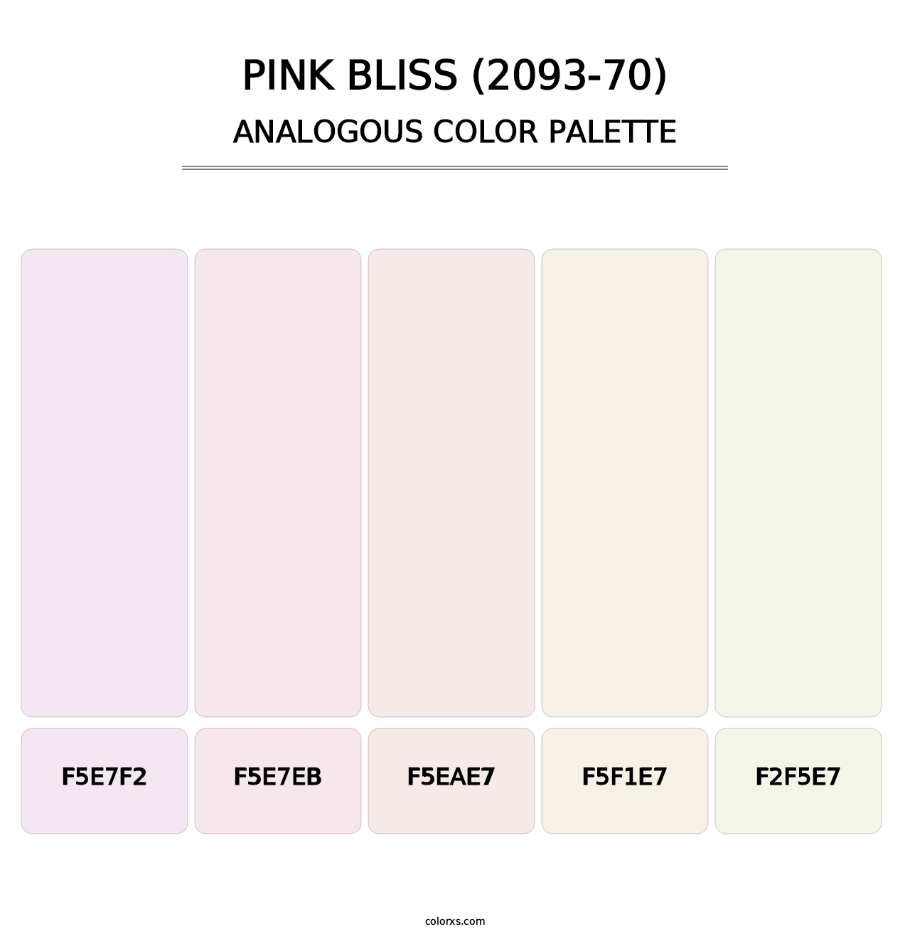 Pink Bliss (2093-70) - Analogous Color Palette