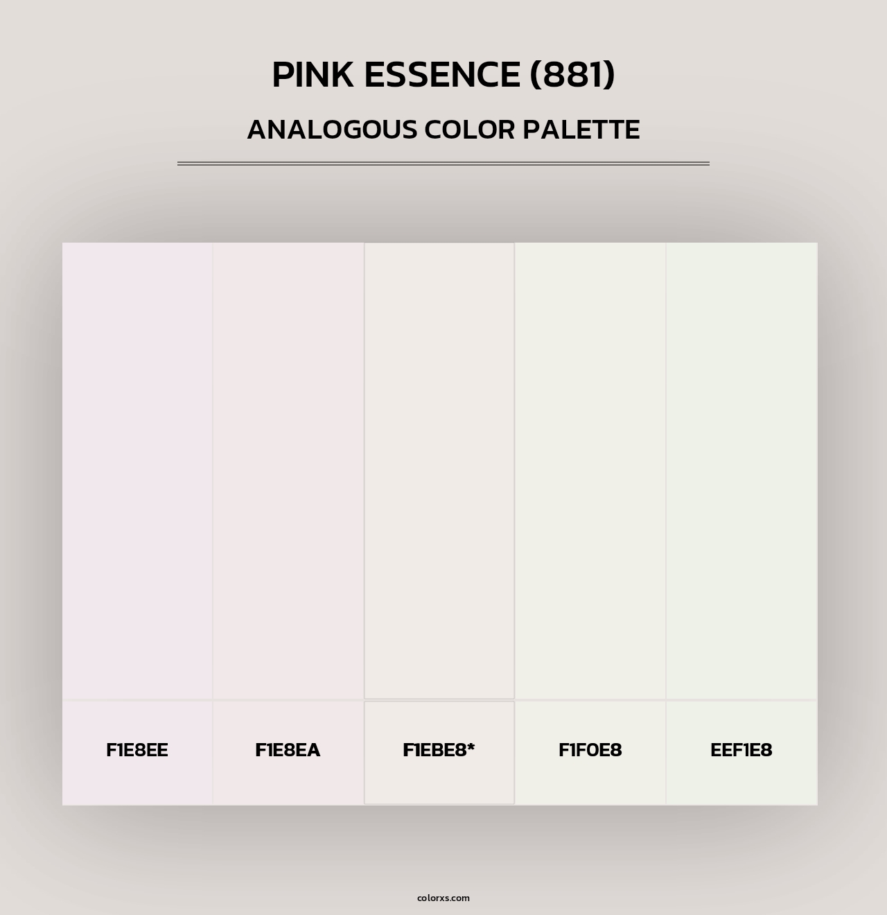 Pink Essence (881) - Analogous Color Palette