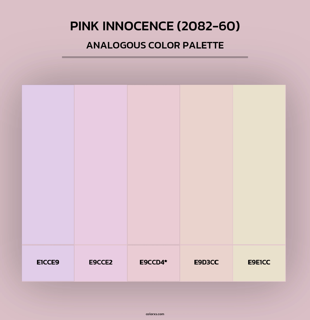 Pink Innocence (2082-60) - Analogous Color Palette