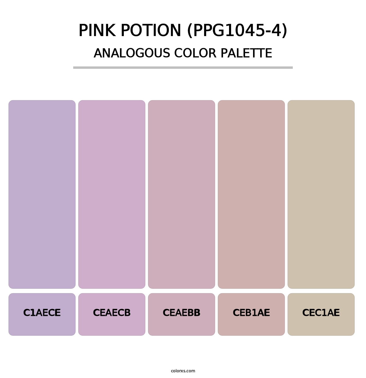 Pink Potion (PPG1045-4) - Analogous Color Palette