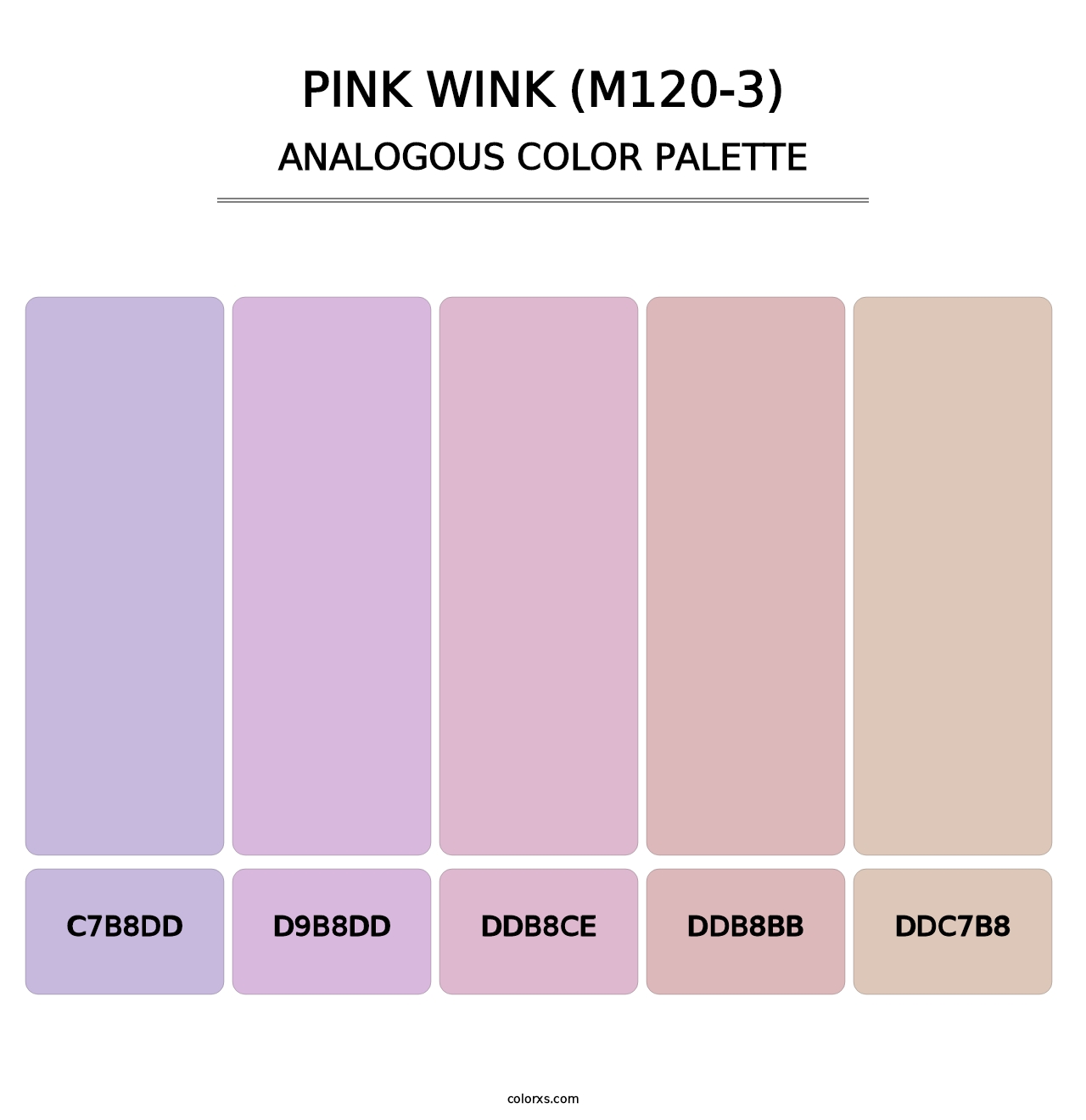Pink Wink (M120-3) - Analogous Color Palette