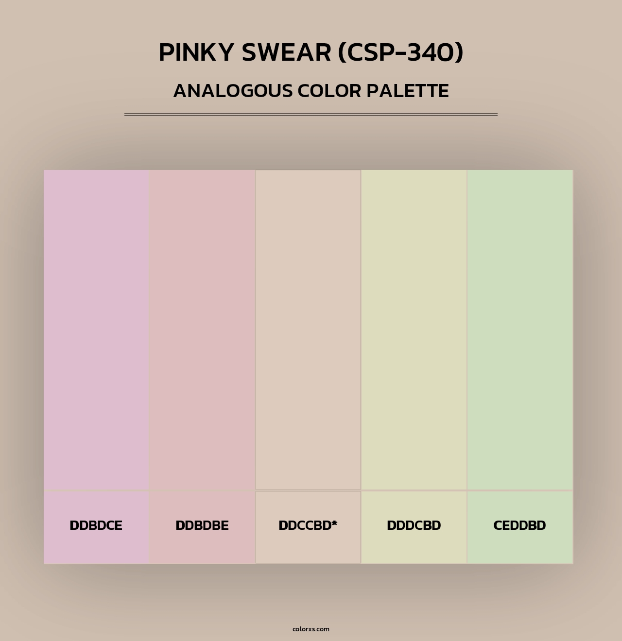 Pinky Swear (CSP-340) - Analogous Color Palette