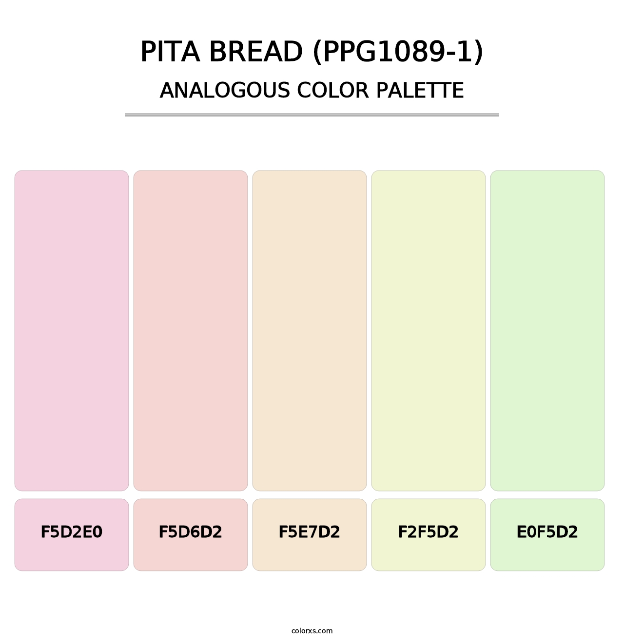 Pita Bread (PPG1089-1) - Analogous Color Palette