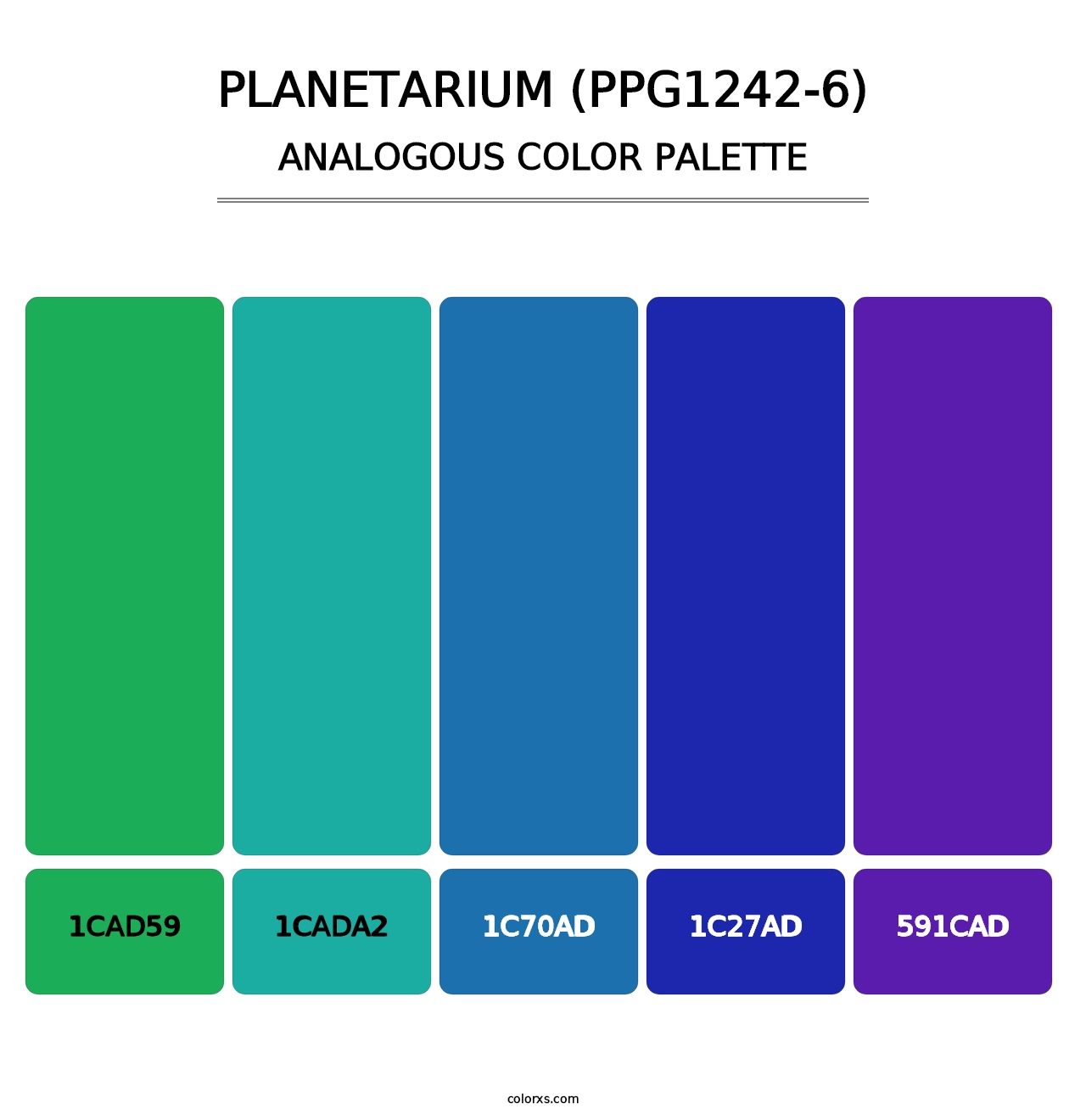 Planetarium (PPG1242-6) - Analogous Color Palette