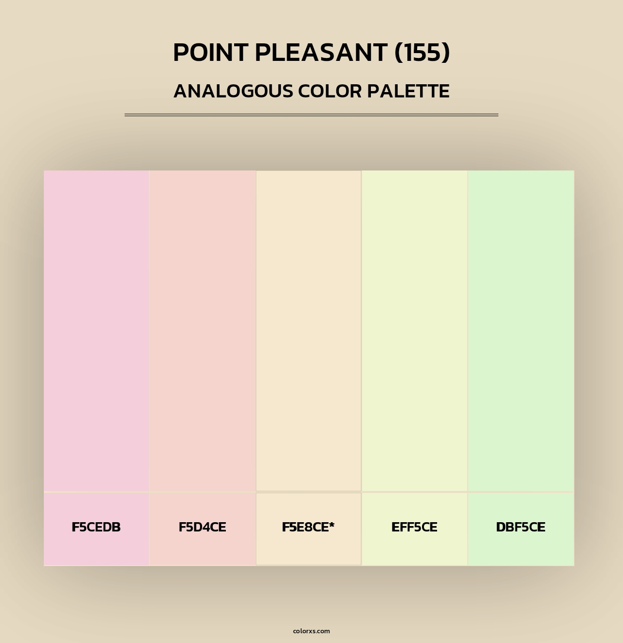 Point Pleasant (155) - Analogous Color Palette