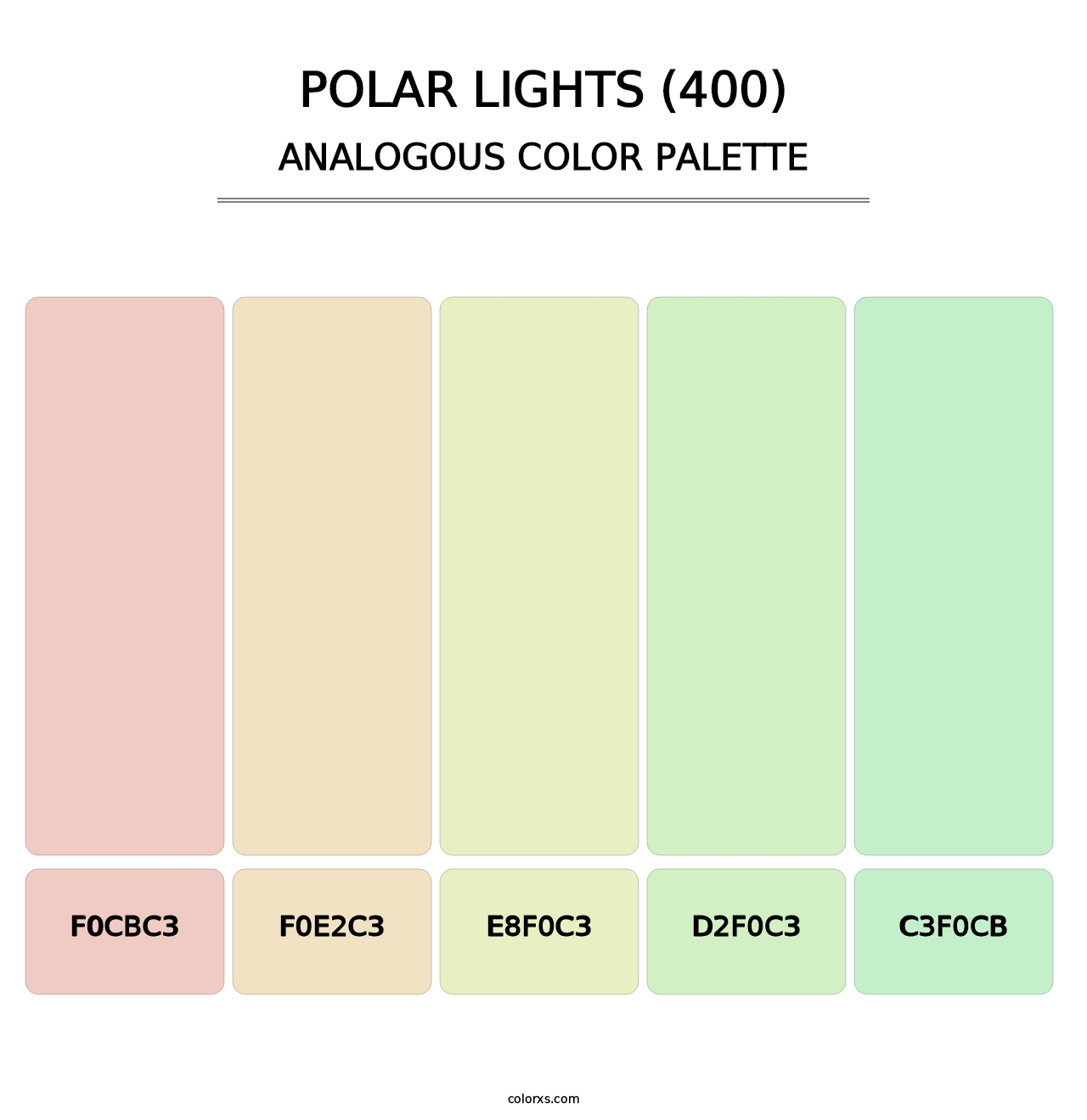 Polar Lights (400) - Analogous Color Palette