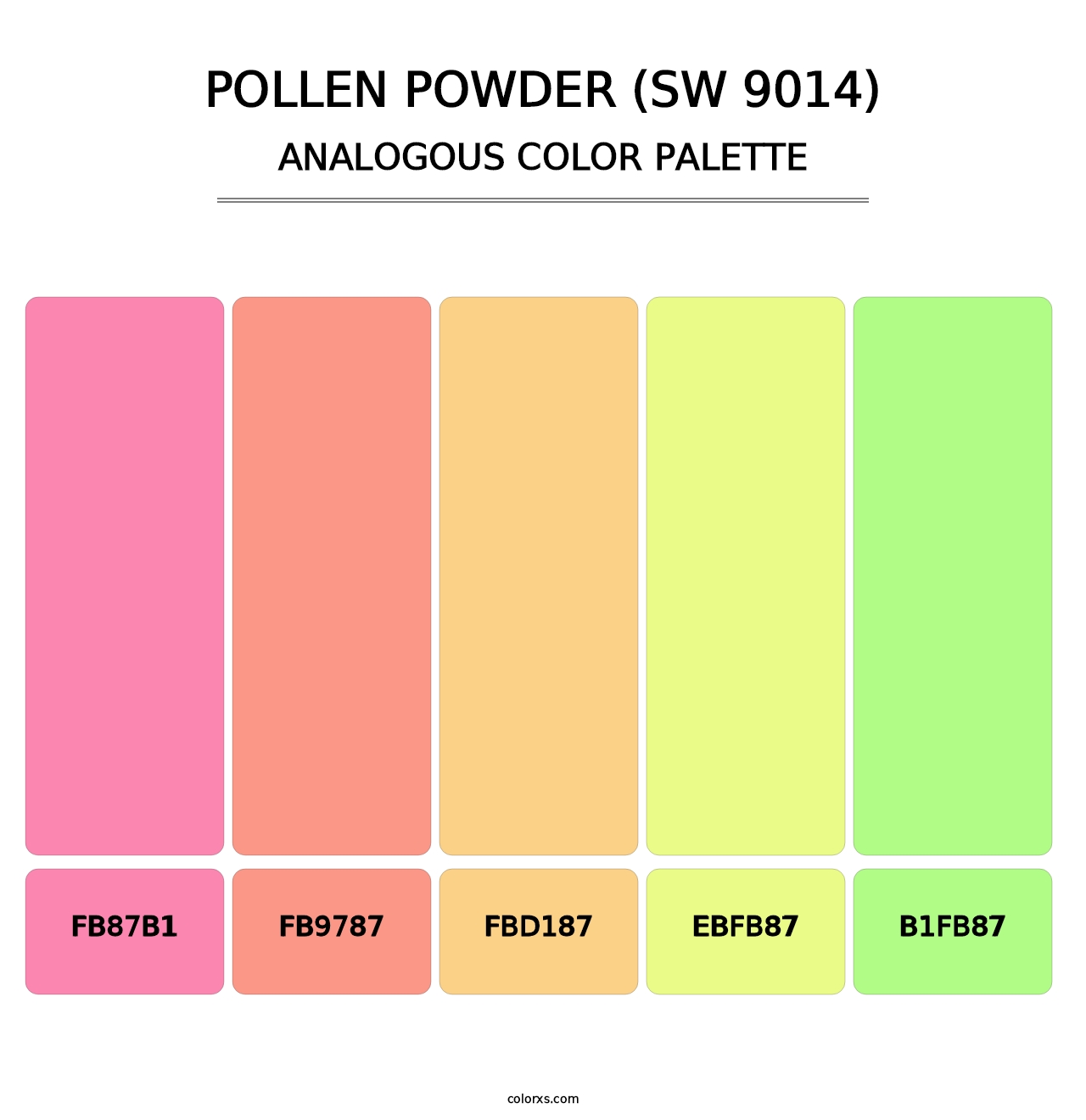 Pollen Powder (SW 9014) - Analogous Color Palette