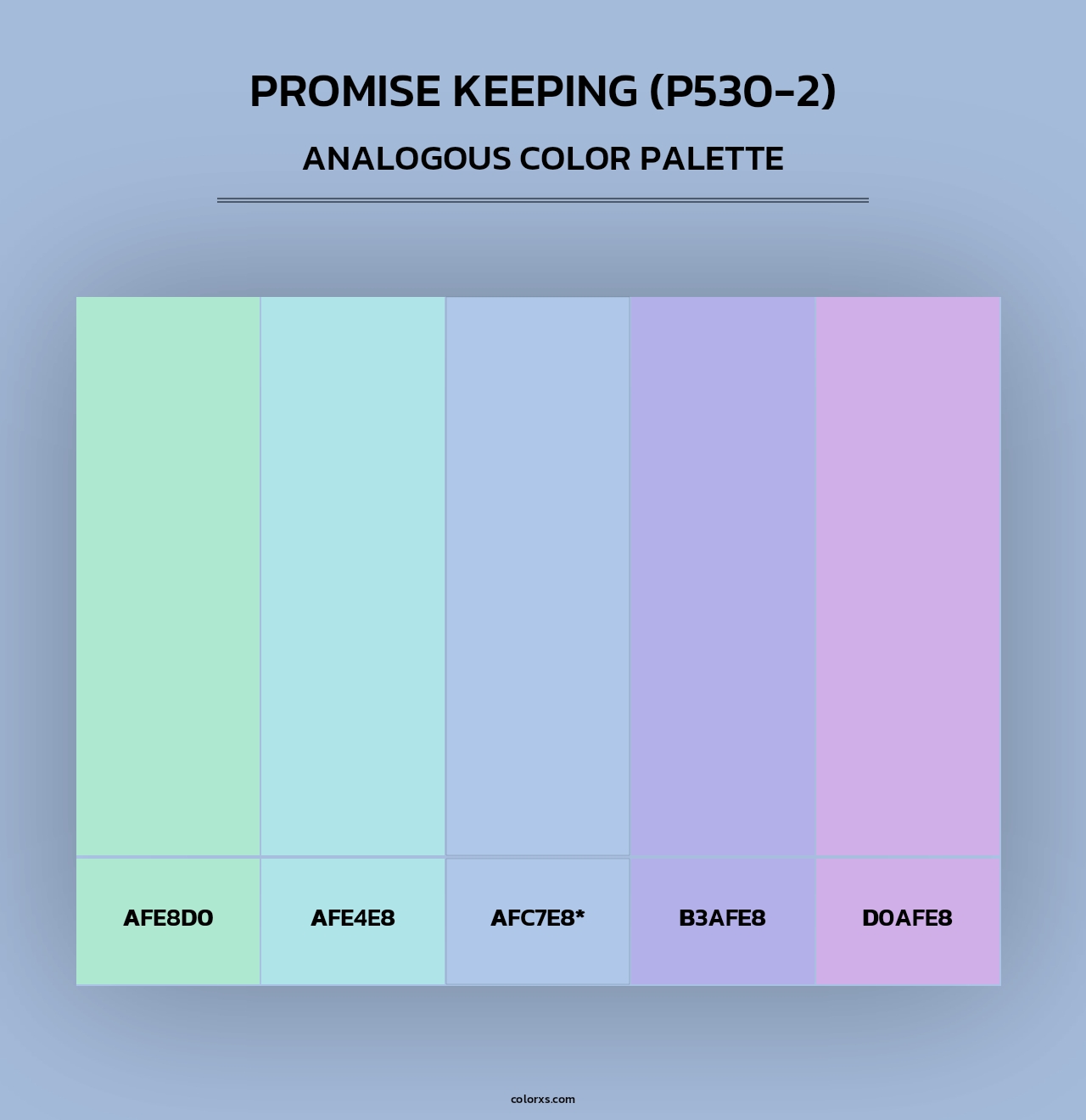 Promise Keeping (P530-2) - Analogous Color Palette