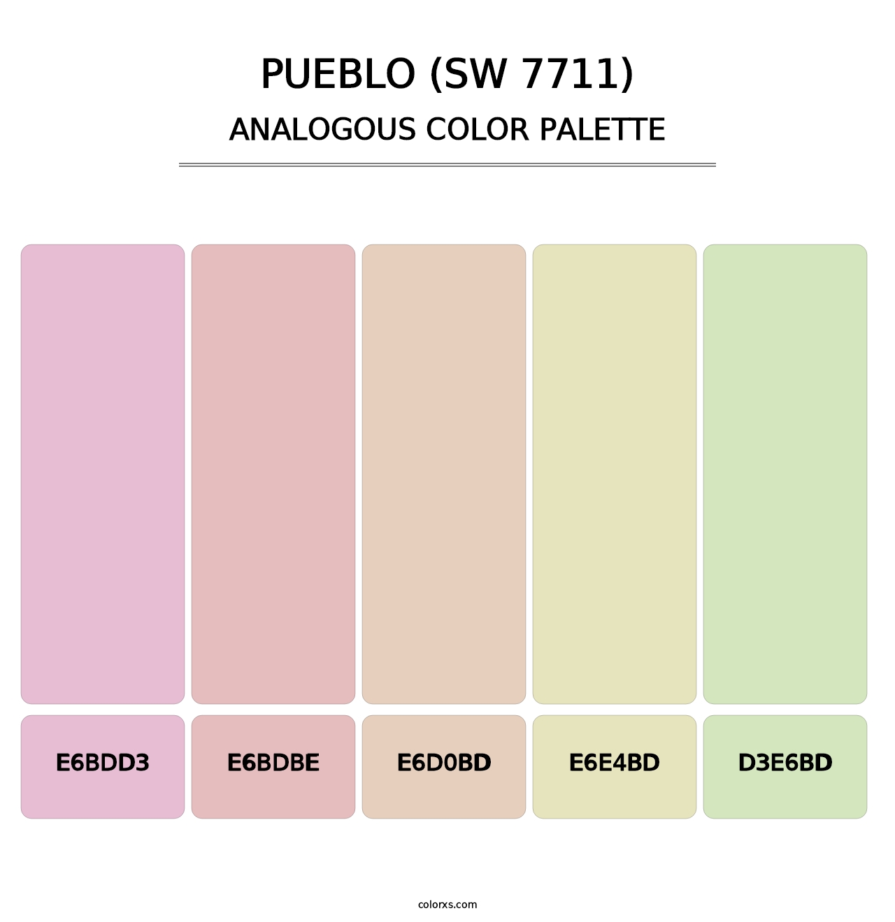 Pueblo (SW 7711) - Analogous Color Palette