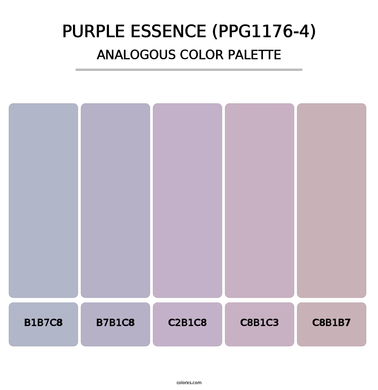 Purple Essence (PPG1176-4) - Analogous Color Palette