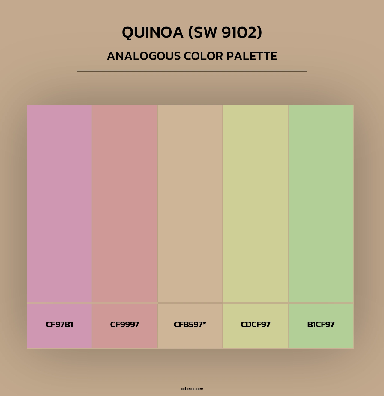 Quinoa (SW 9102) - Analogous Color Palette
