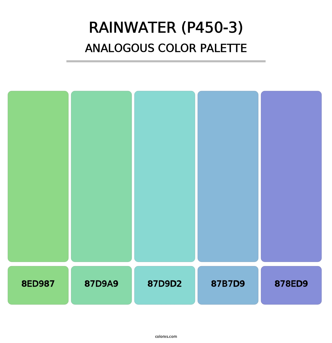 Rainwater (P450-3) - Analogous Color Palette