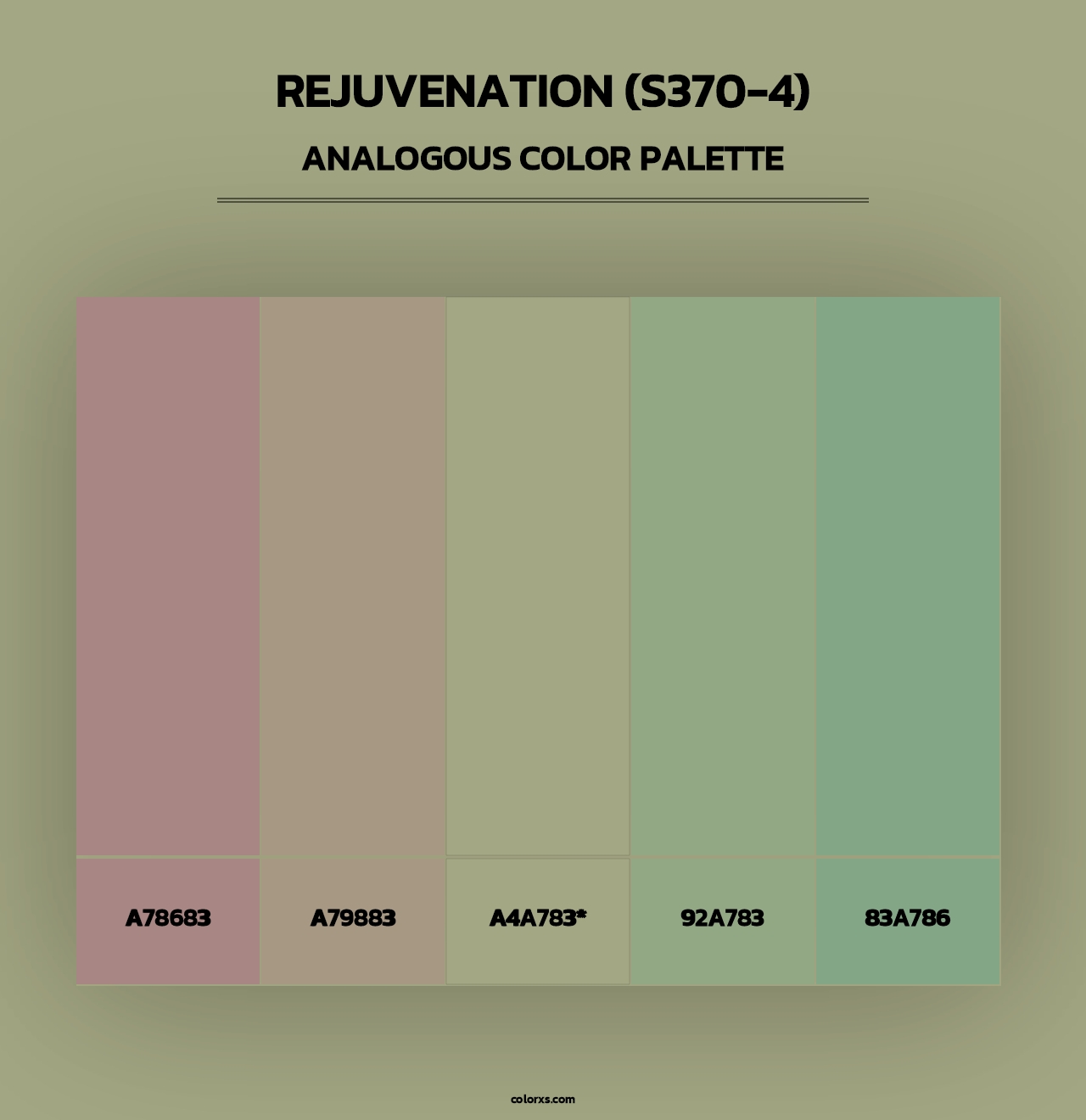 Rejuvenation (S370-4) - Analogous Color Palette