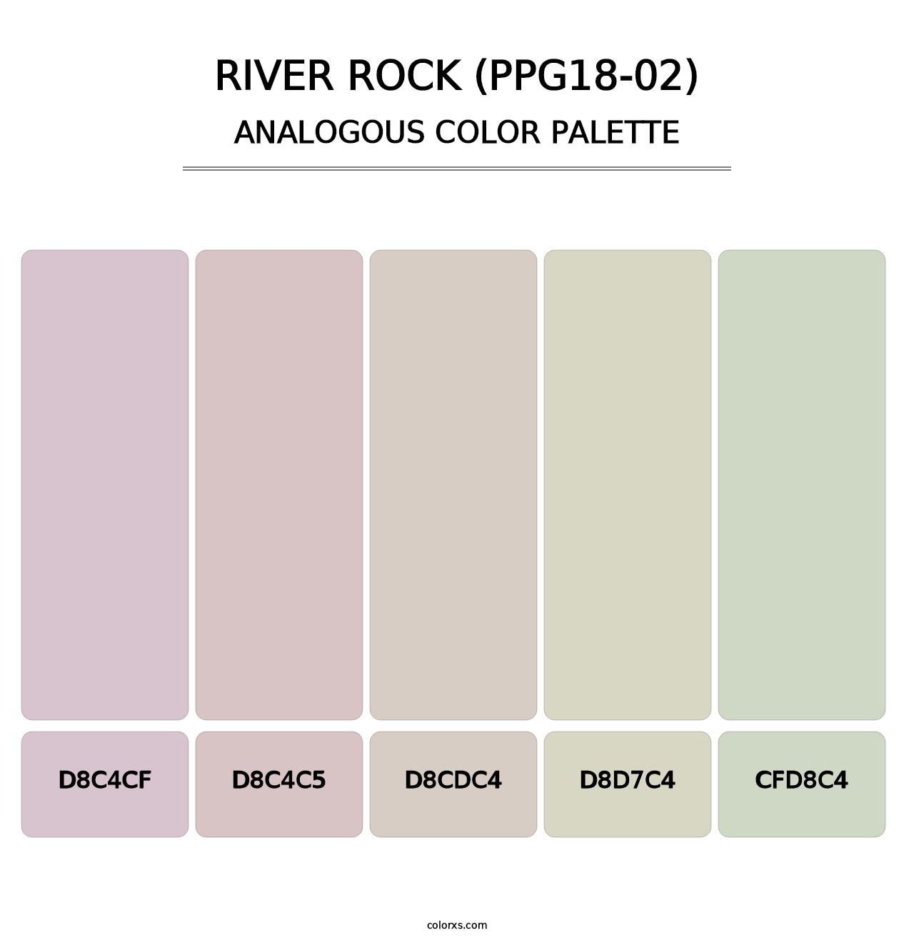 River Rock (PPG18-02) - Analogous Color Palette