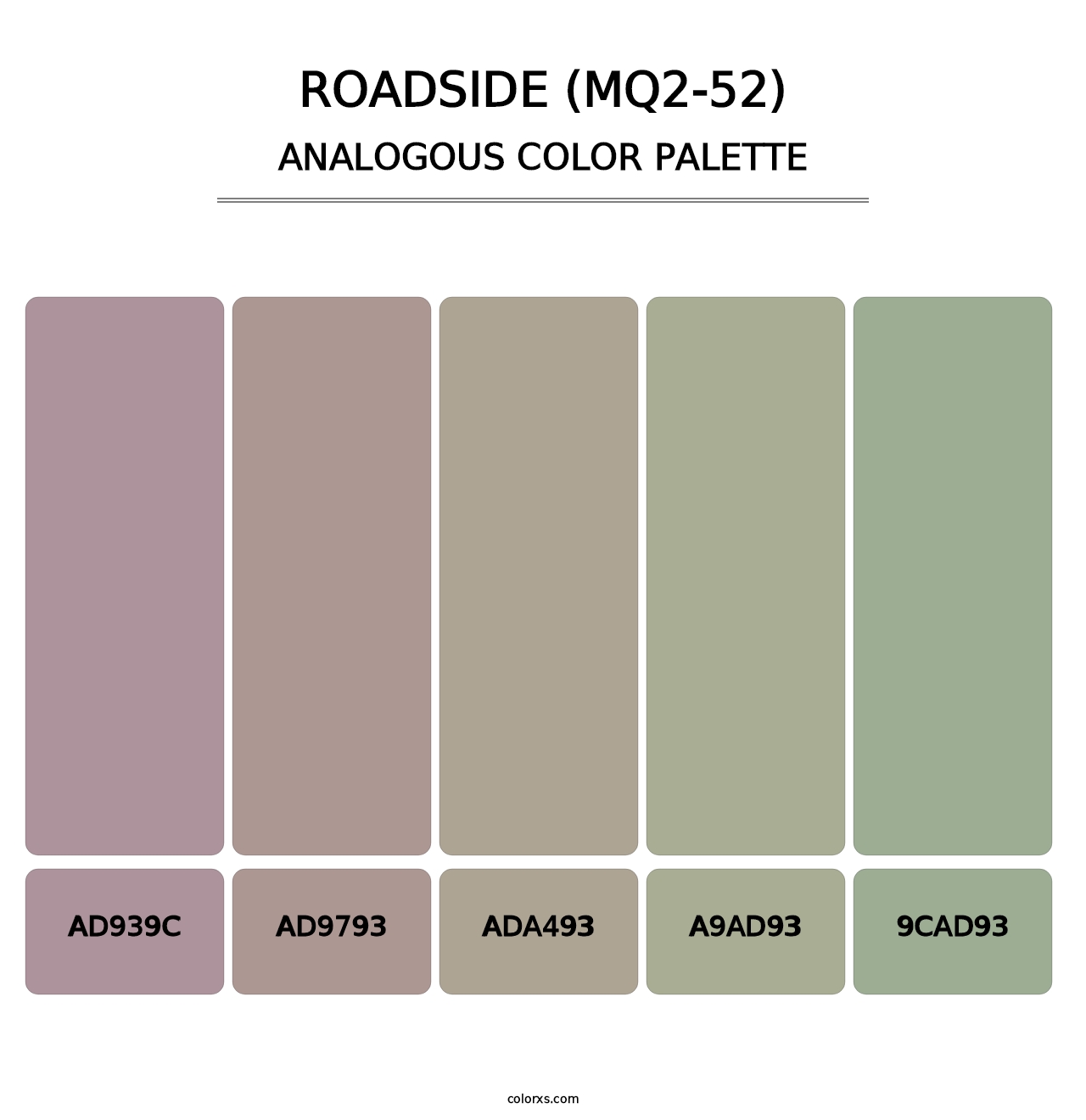 Roadside (MQ2-52) - Analogous Color Palette