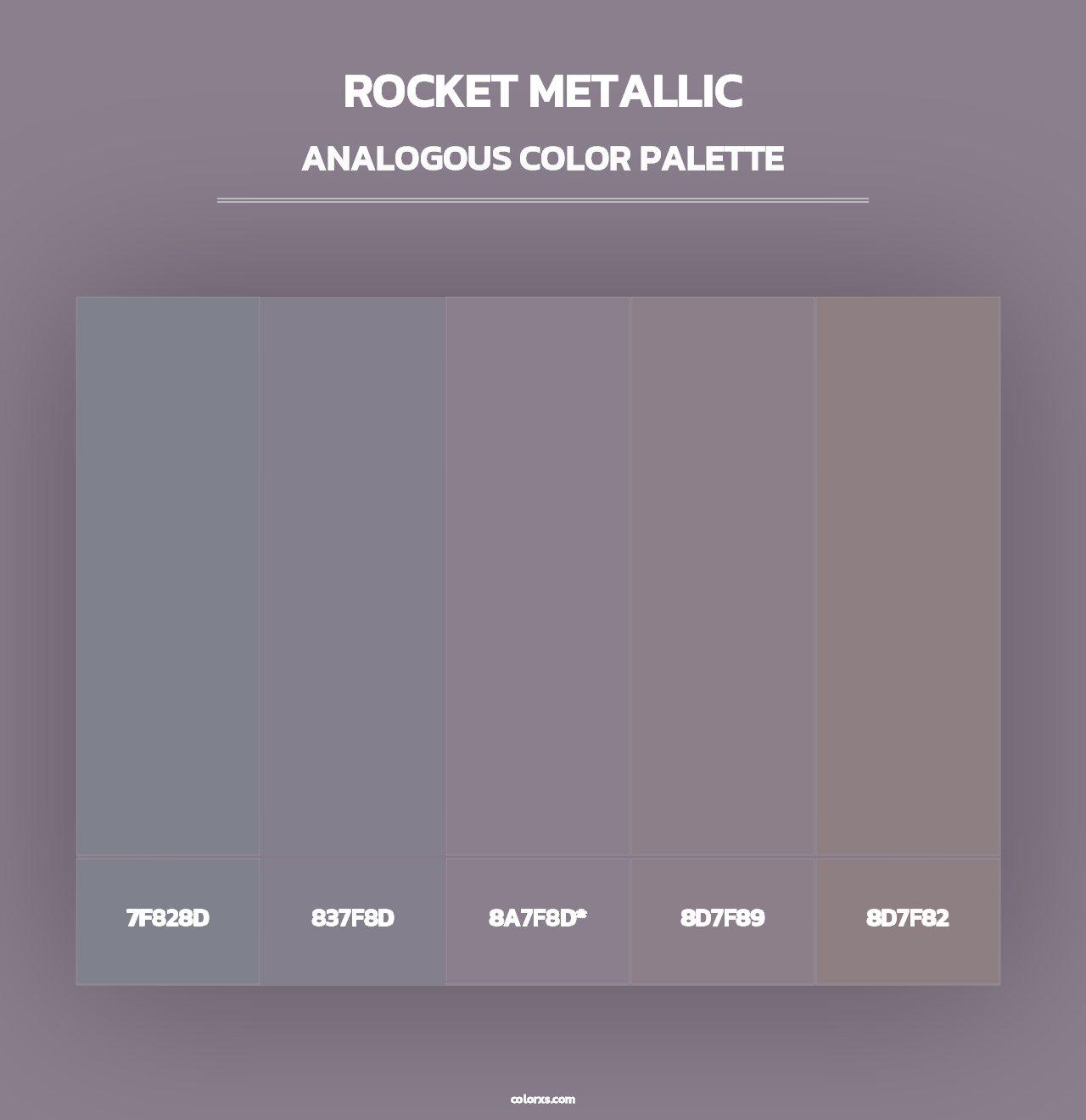 Rocket Metallic - Analogous Color Palette