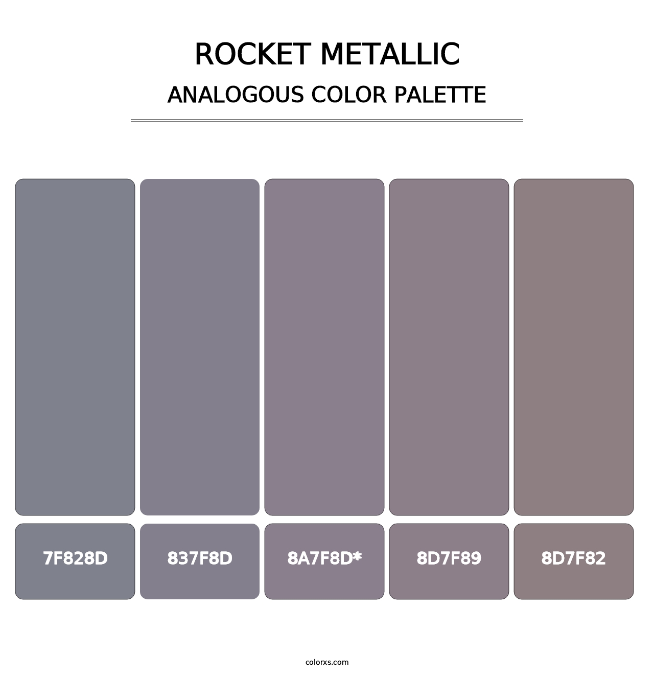 Rocket Metallic - Analogous Color Palette