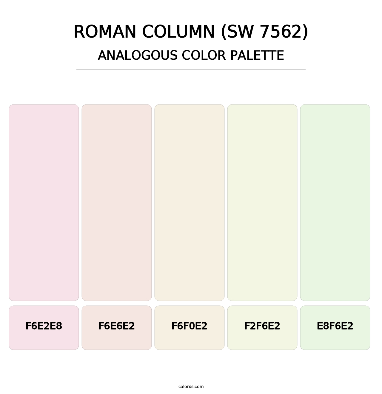 Roman Column (SW 7562) - Analogous Color Palette