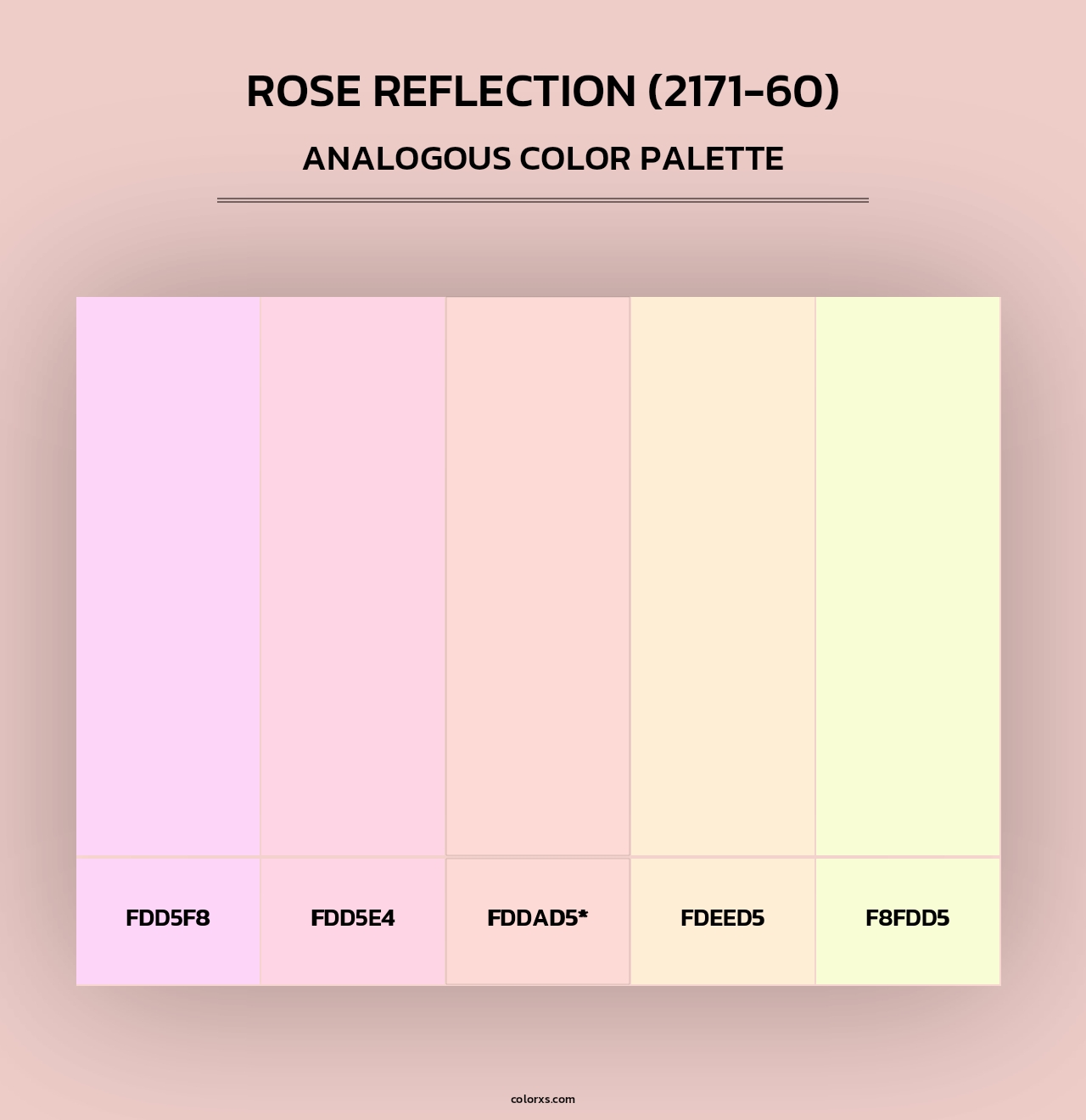 Rose Reflection (2171-60) - Analogous Color Palette