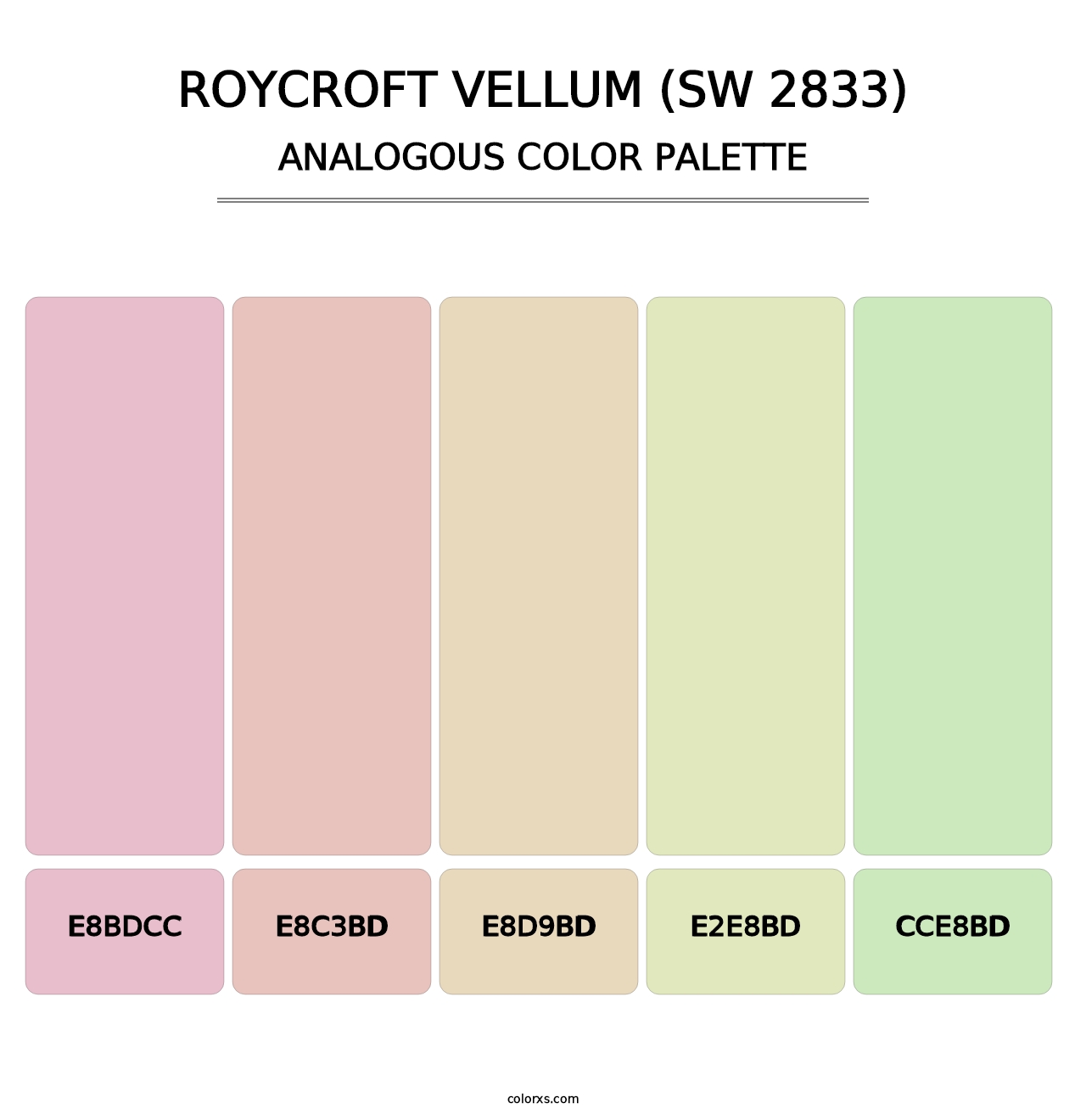Roycroft Vellum (SW 2833) - Analogous Color Palette