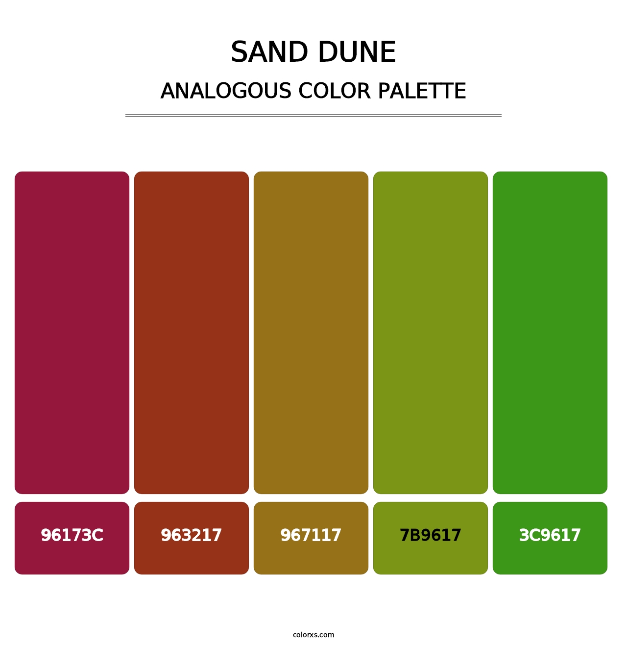 Sand Dune - Analogous Color Palette