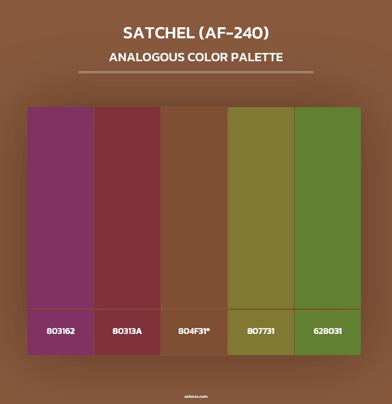 Satchel (AF-240) - Analogous Color Palette