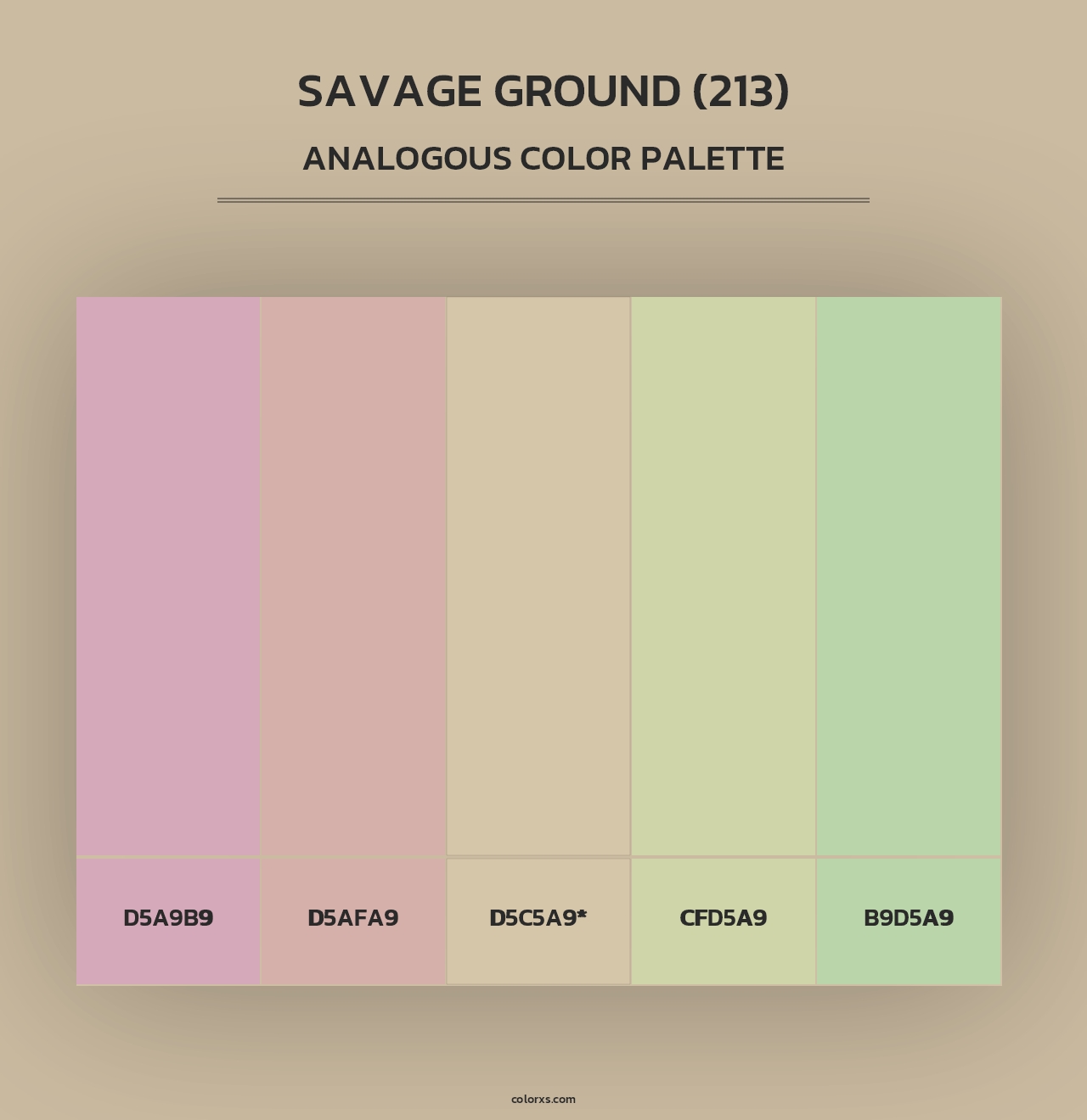 Savage Ground (213) - Analogous Color Palette