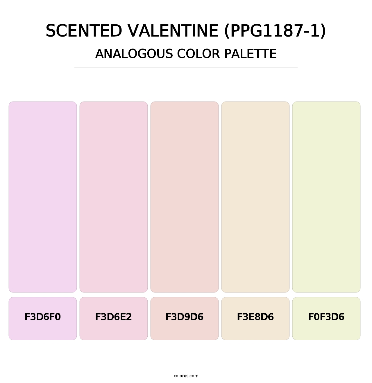 Scented Valentine (PPG1187-1) - Analogous Color Palette